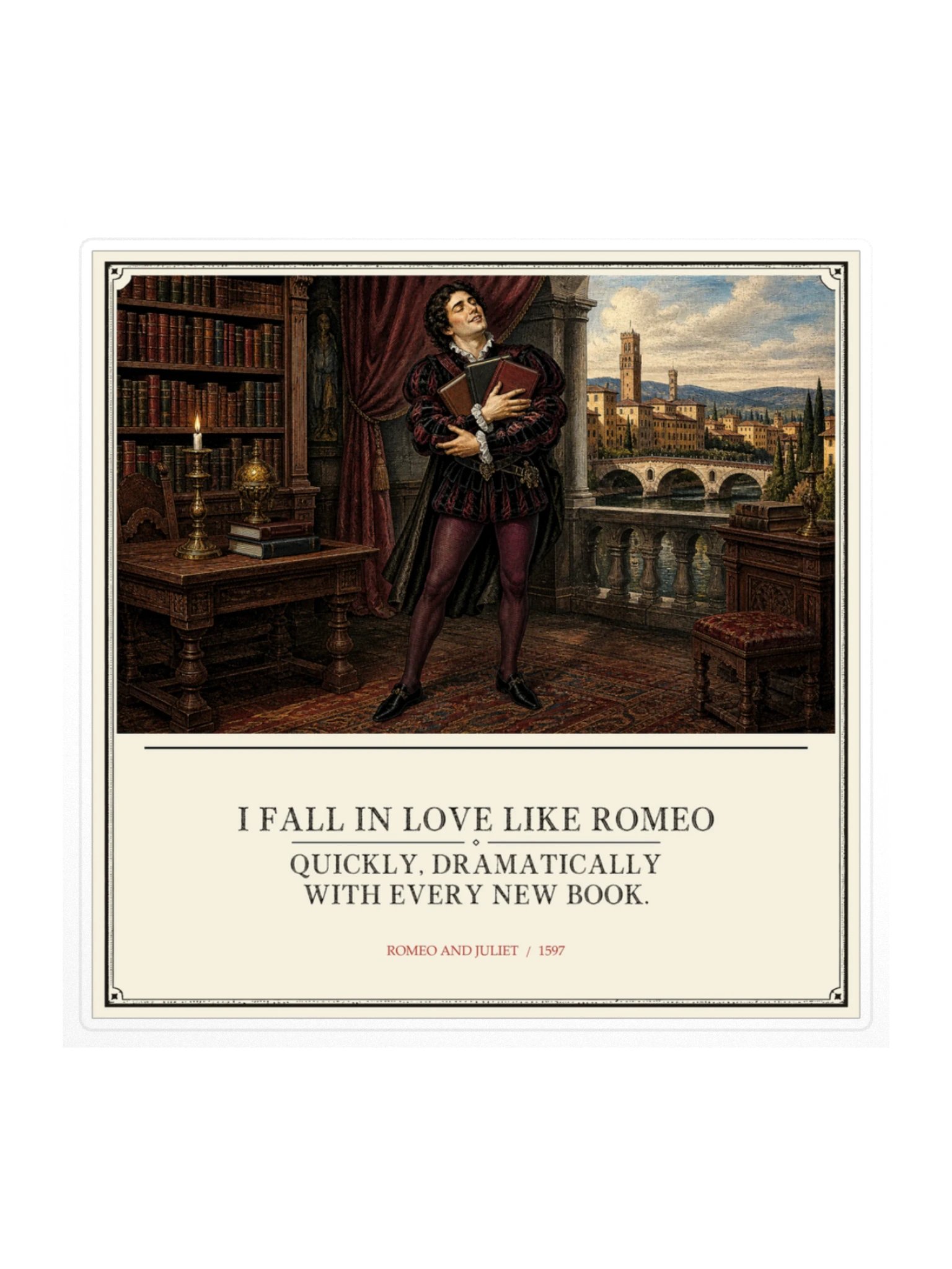 Love Every Book -- Romeo and Juliet Sticker product image (1)