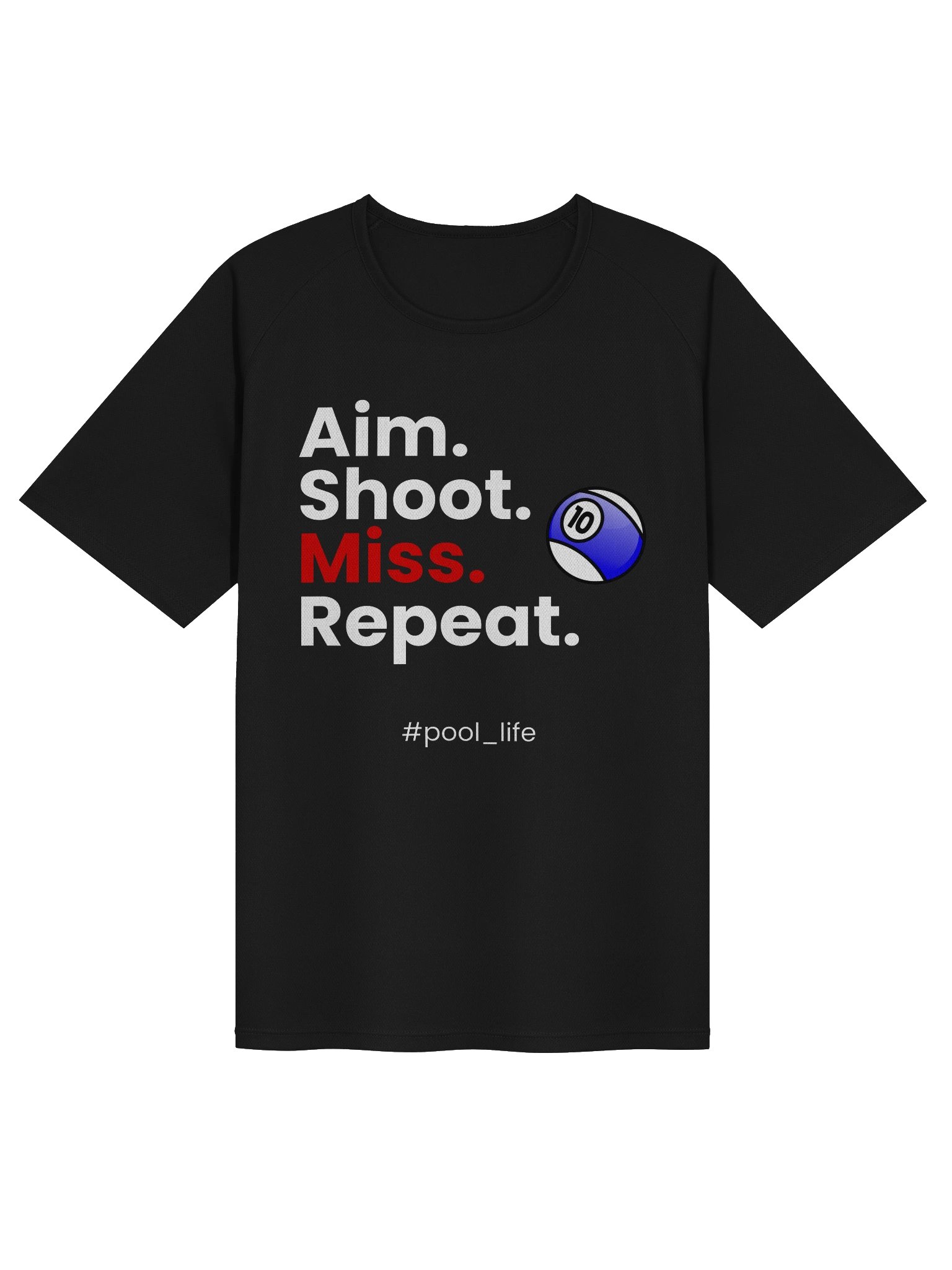 10-ball Pool Life (Sports Jersey - Black) product image (1)