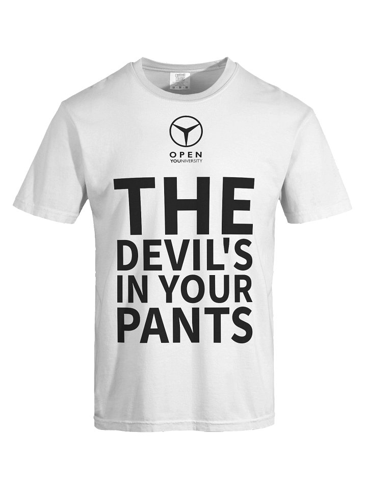 THE DEVIL'S IN YOUR PANTS - White Version product image (1)
