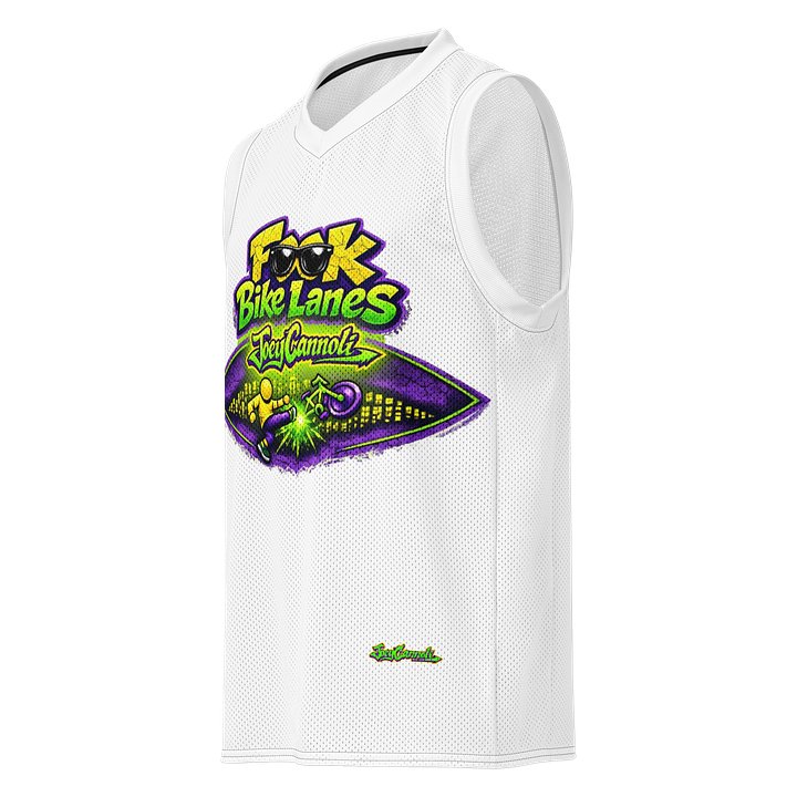 F Bike Lanes Basketball Jersey product image (1)