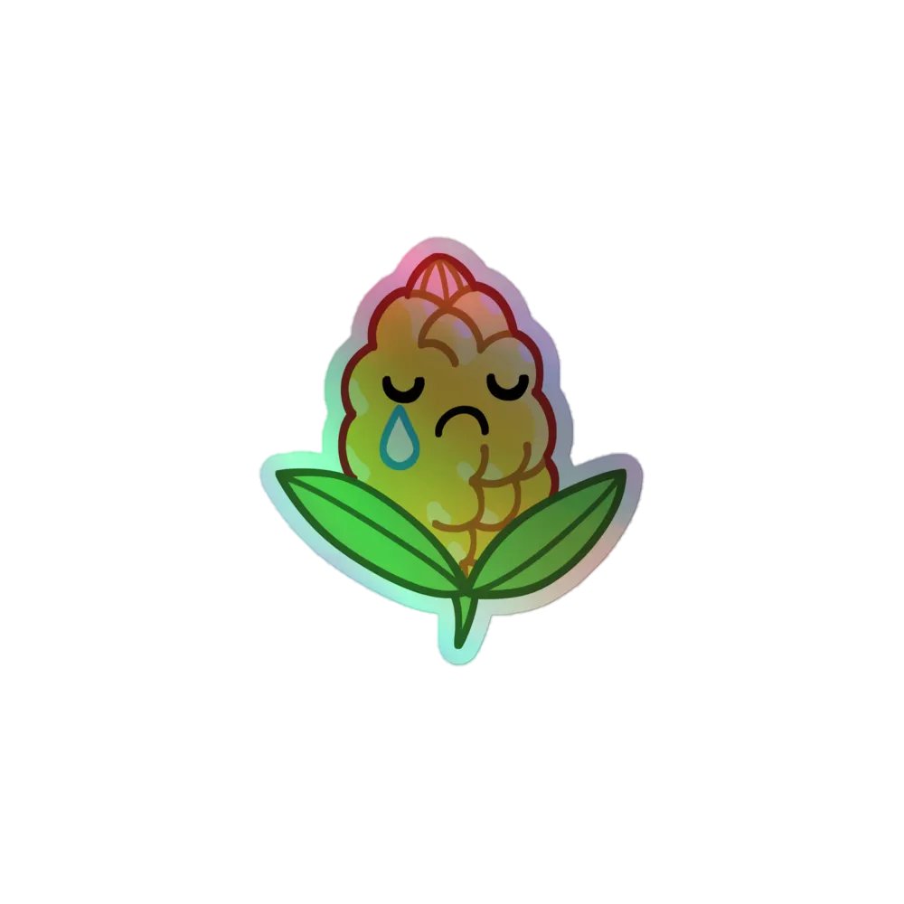 Sad Corn Sticker product image (1)
