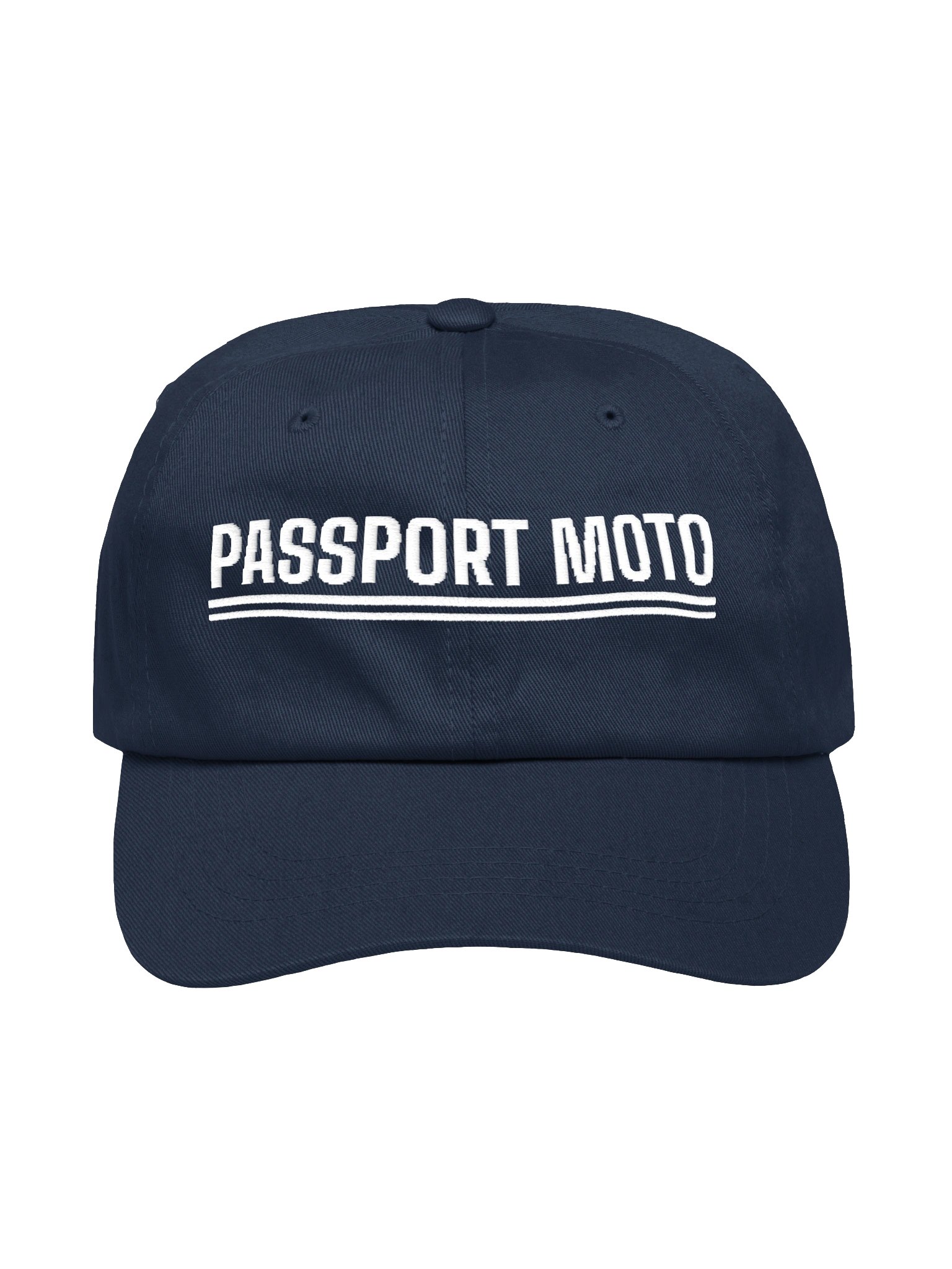 Passport Moto Dad Hat (Navy) product image (1)