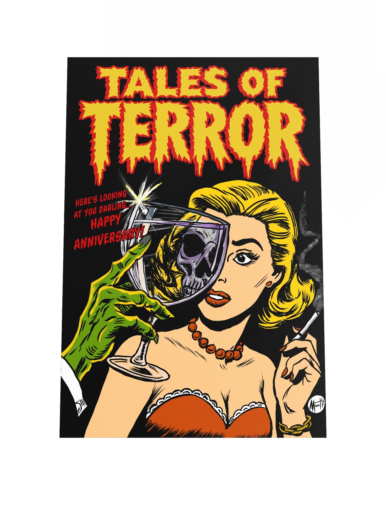 Pre-Code Horror Dead Darling Art Print product image (1)