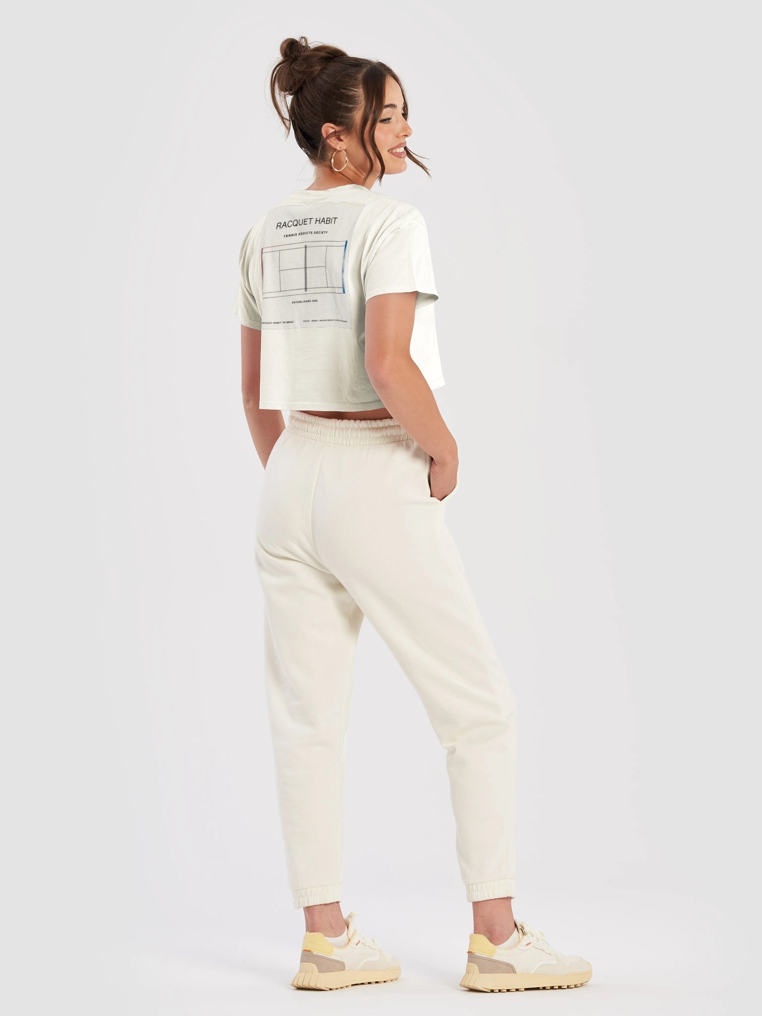 Minimal Green Monogram Crop Top product image (26)