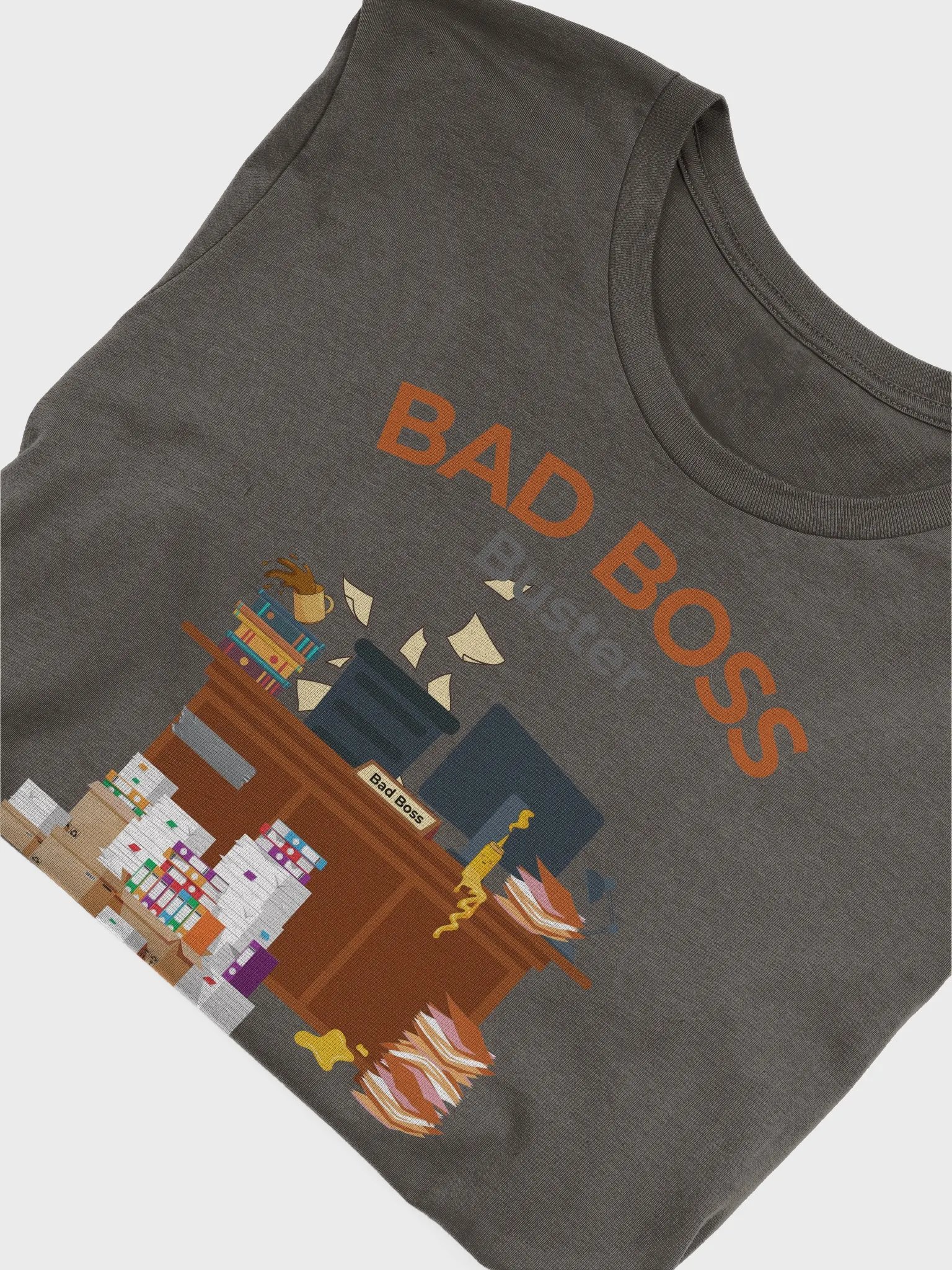 Bad Boss Buster White Logo Tee product image (89)