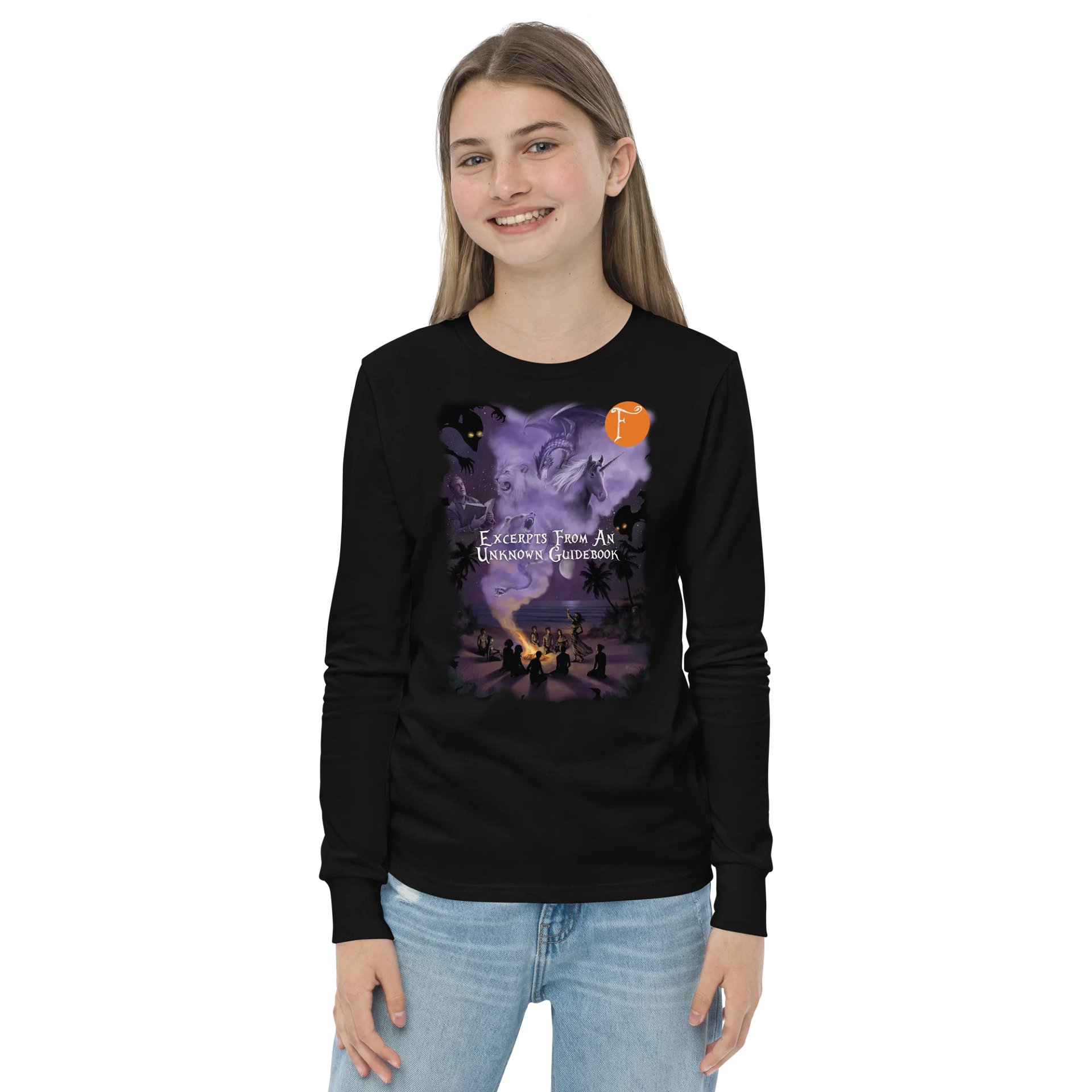 Excerpts from an Unknown Guidebook - Bella+Canvas Youth Long Sleeve T-Shirt product image (2)