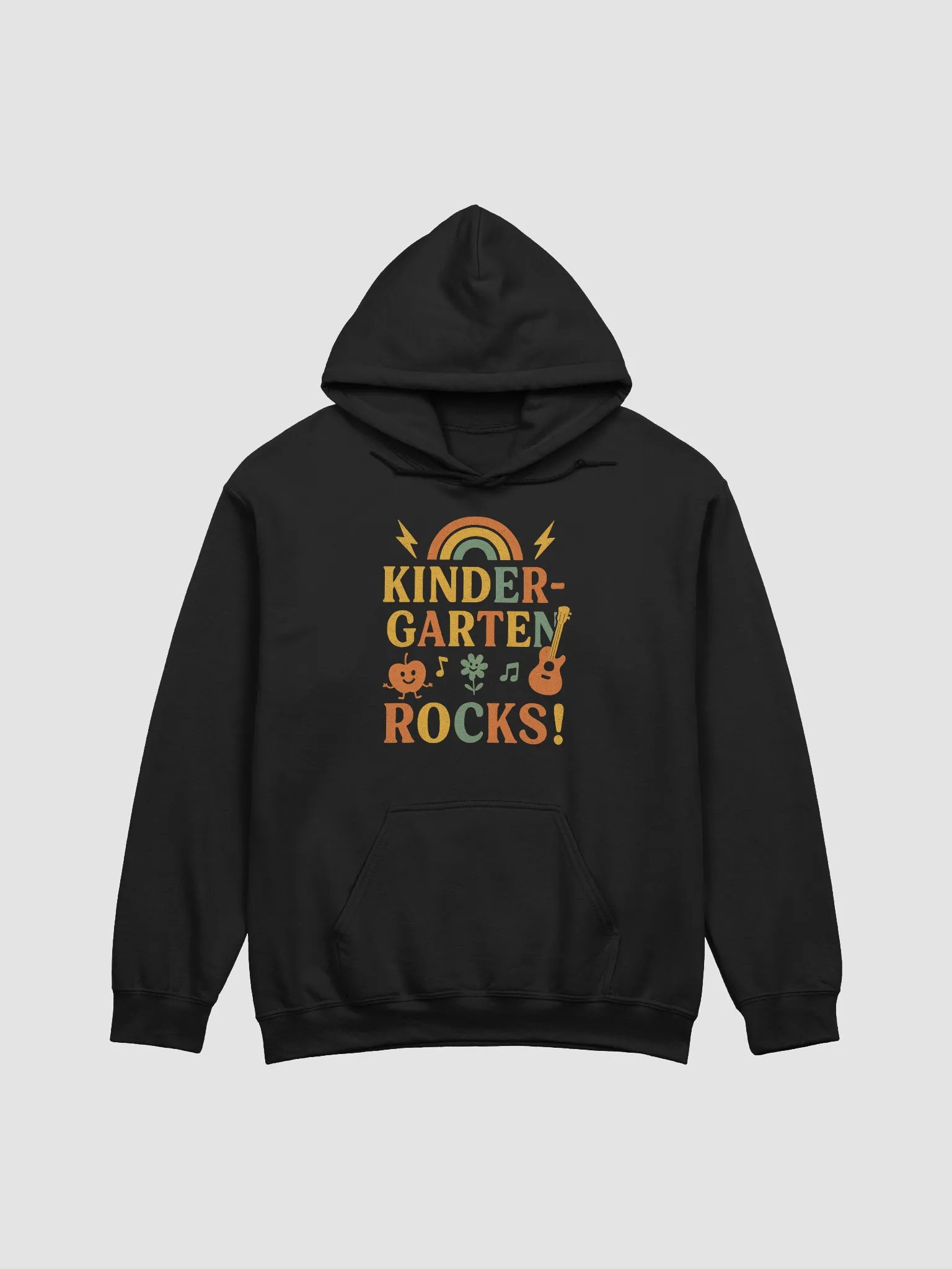 Kindergarten Rocks! Hoodie – Bold Pullover for Preschool & Kindergarten Teachers product image (3)