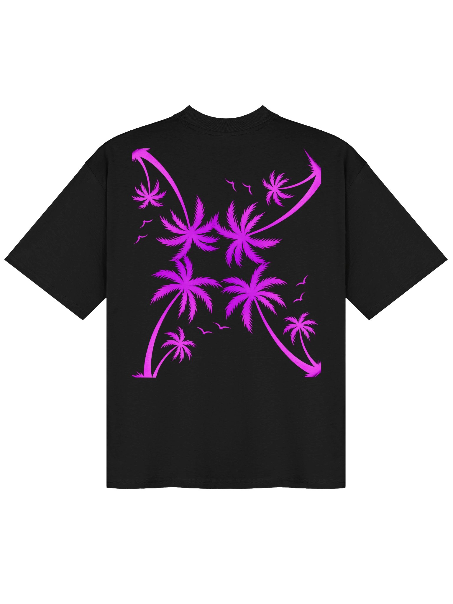 SM Signature Oversized Tee – Neon Palms Edition product image (2)