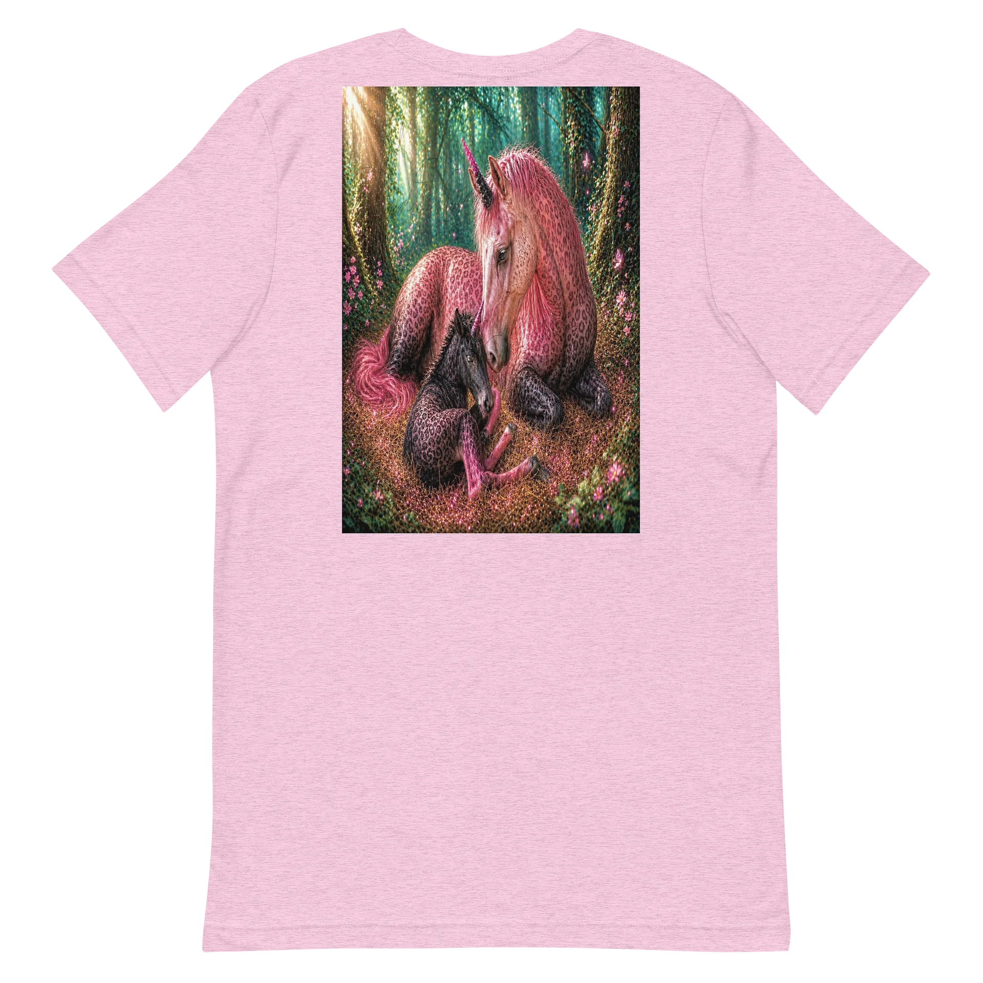 Pink Leopard Print Mother & Foal Unicorns product image (6)