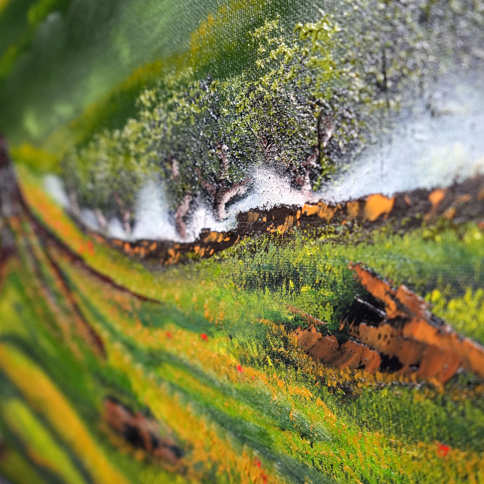 The Reach Between Worlds (Comission/Original) 24x48 Canvas product image (4)