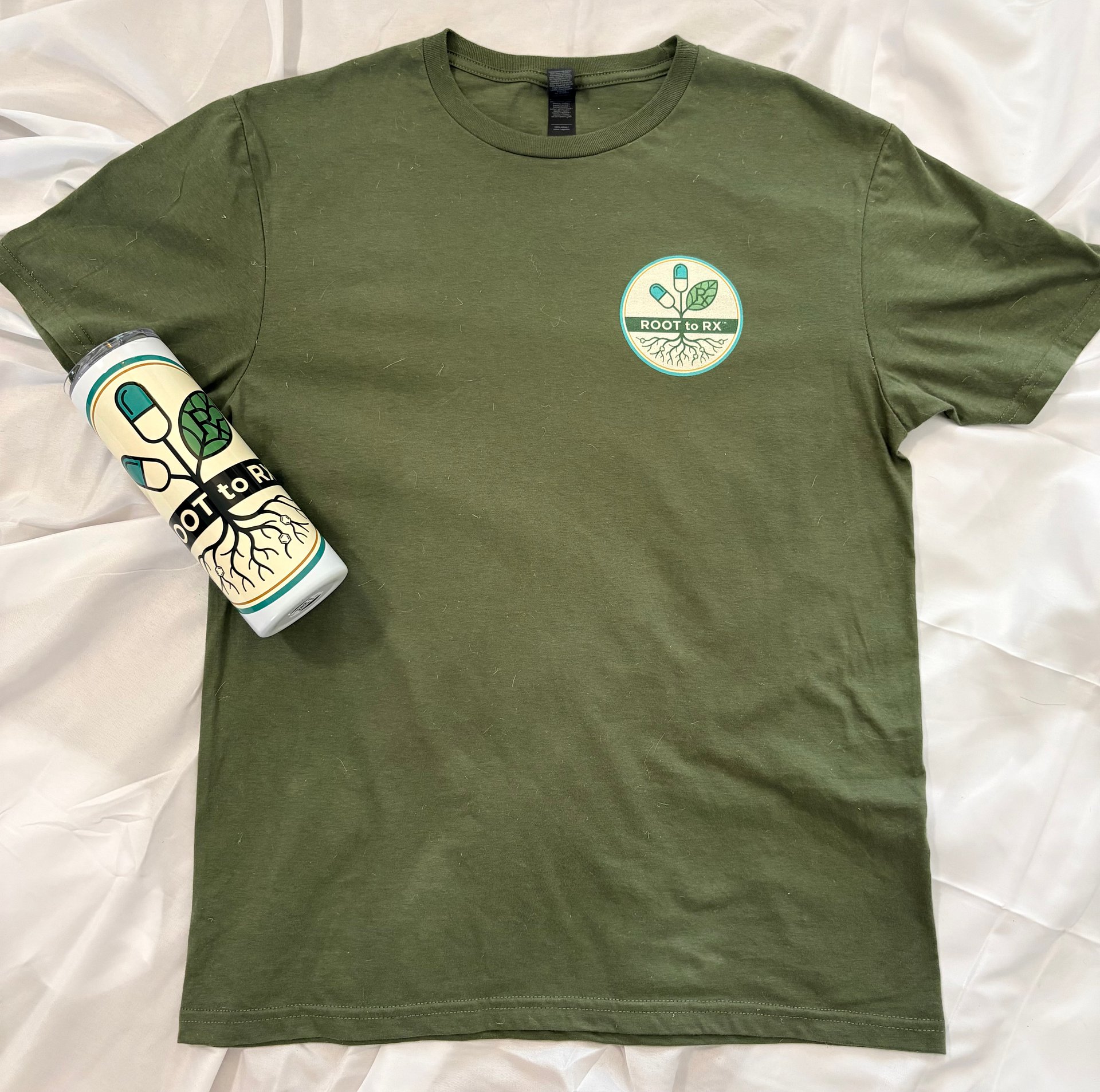 Root to Rx Logo Tee (Military Green) product image (12)