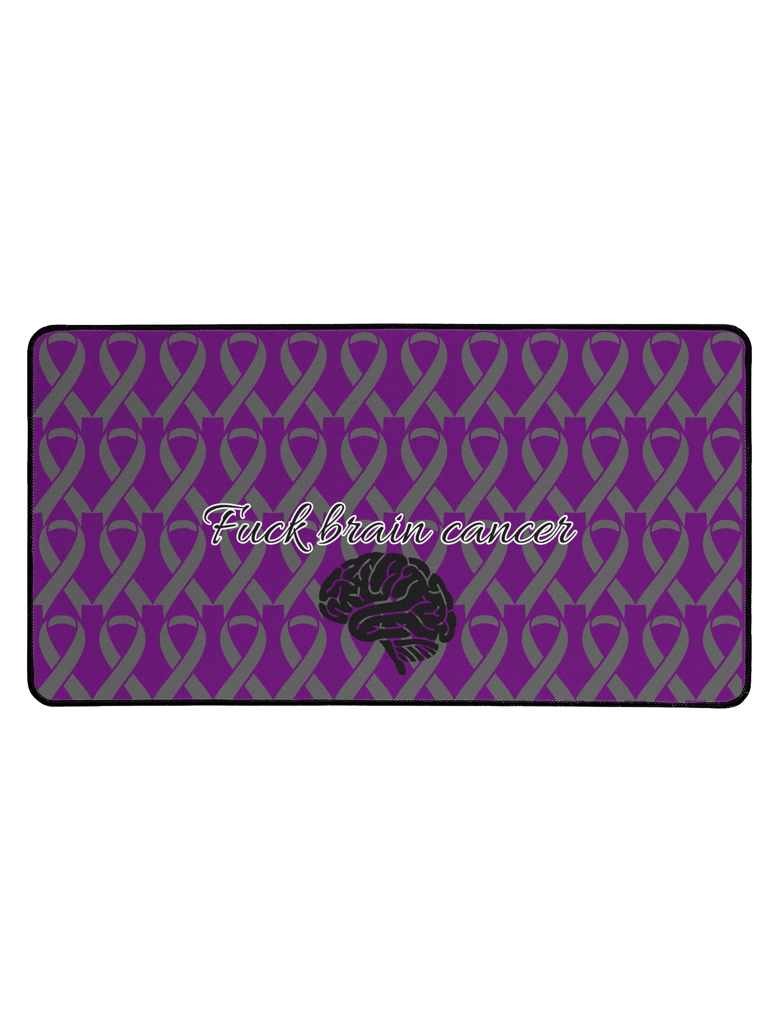 Fuck brain Cancer desk mat product image (1)
