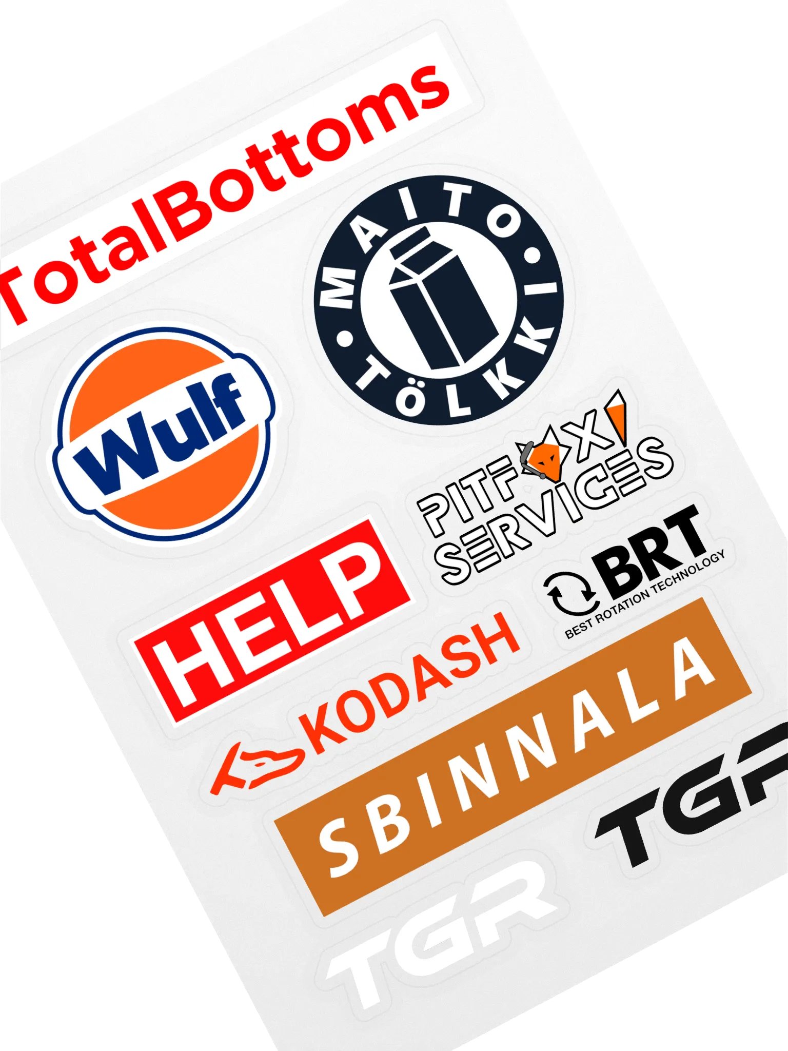 Tig Gang Racing Sticker Sheet product image (1)