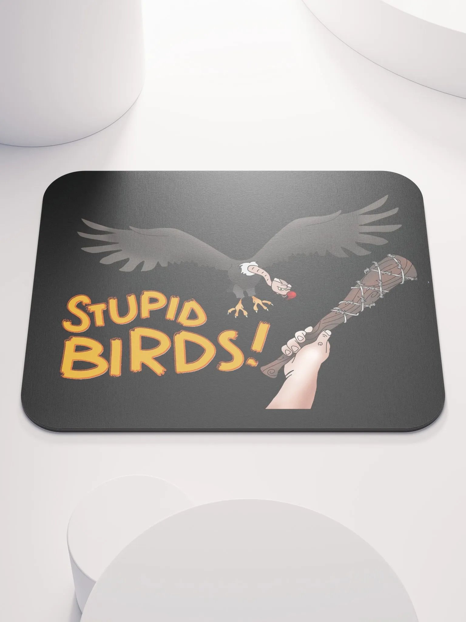 Stupid Birds Mouse Pad product image (1)