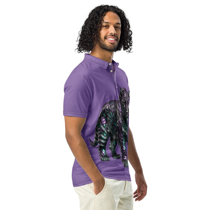 Mythical Feline Scale Fusion Polo product image (1)