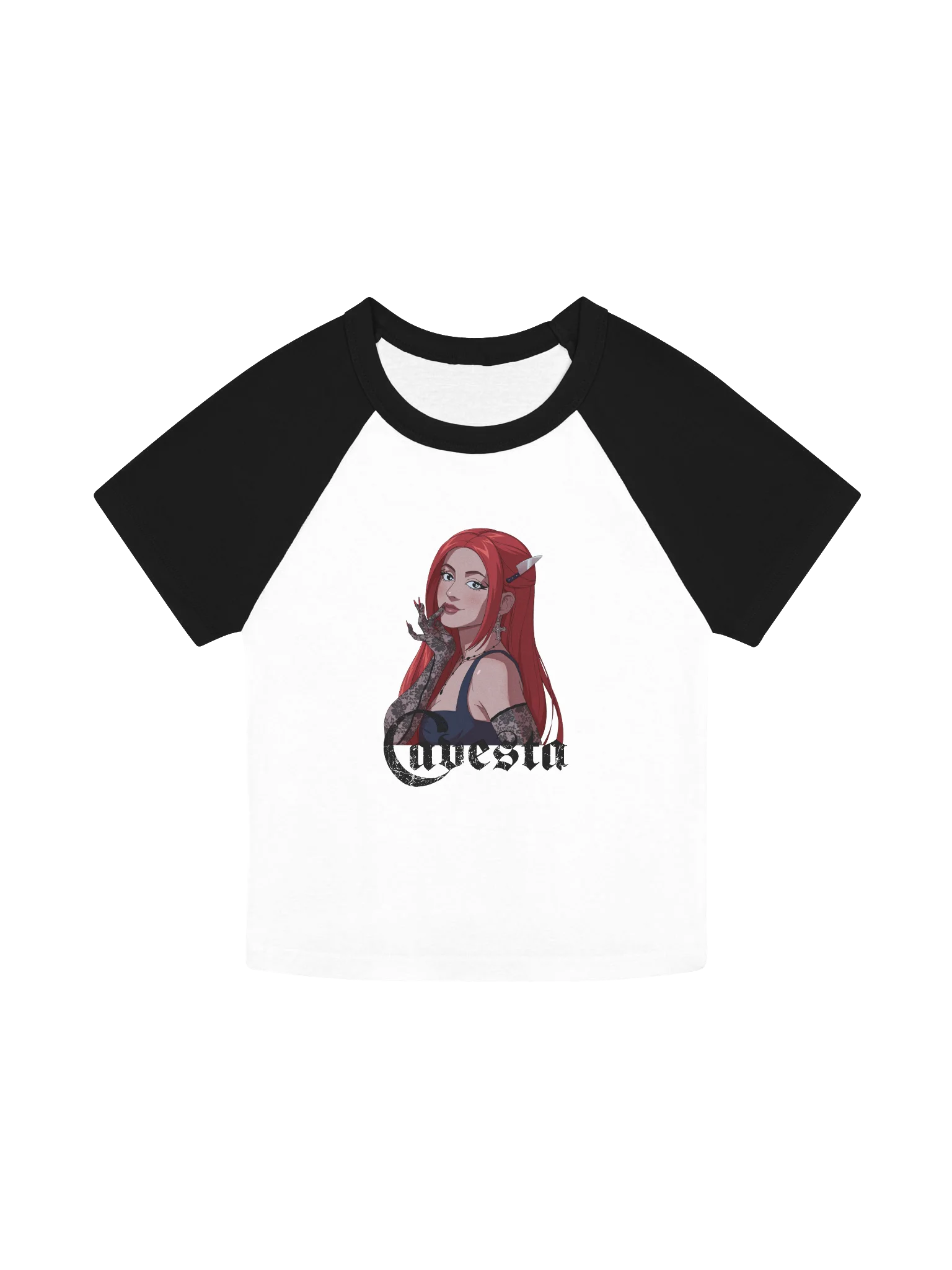 WOMAN VINTAGE INSPIRED CROP TOP product image (1)