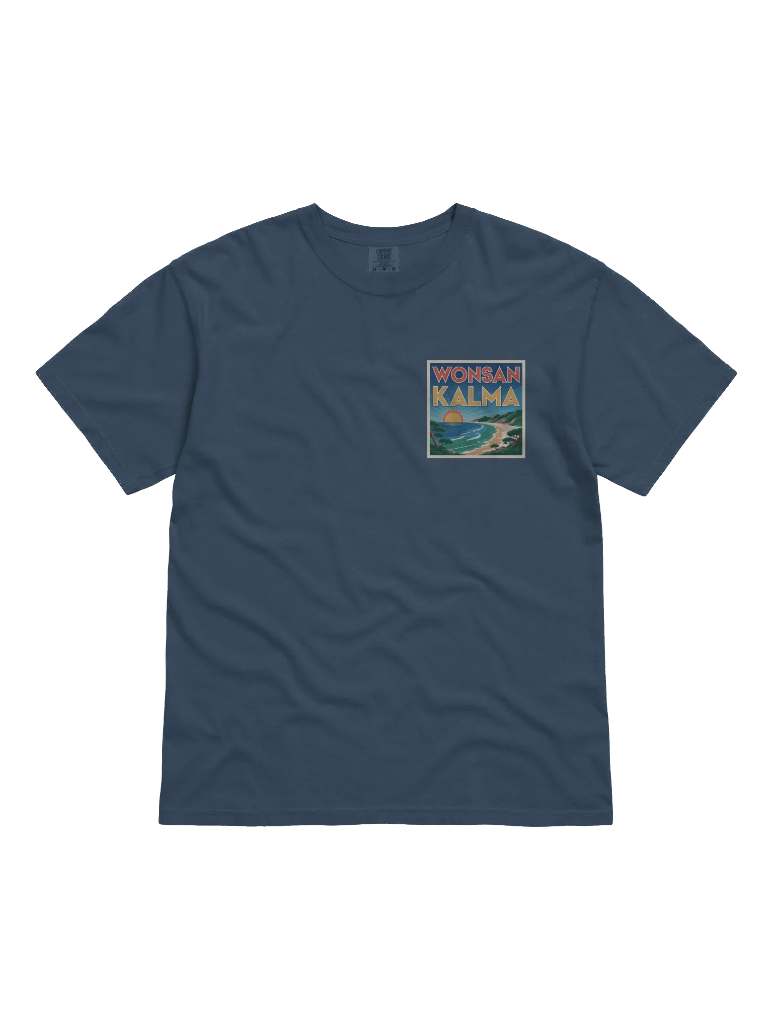 Wonsan Kalma Beach Resort Postcard Tee — VP.TEE-02