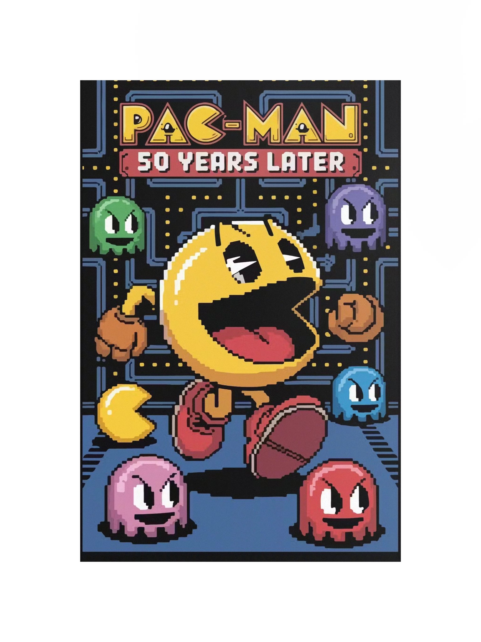 Vibrant PACMAN Matte Poster Print product image (4)