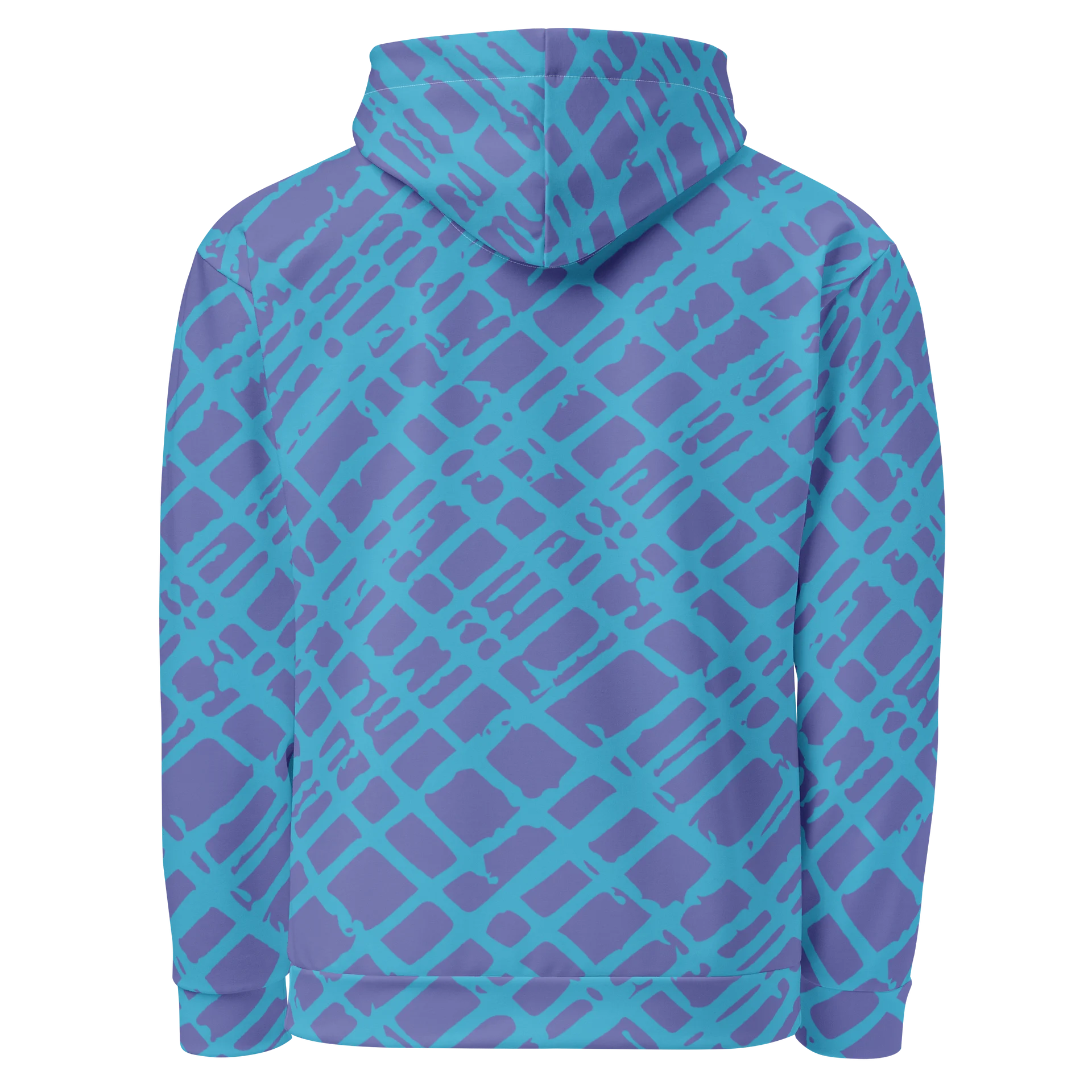 Purple Turquoise Scribble All-Over Hoodie product image (3)