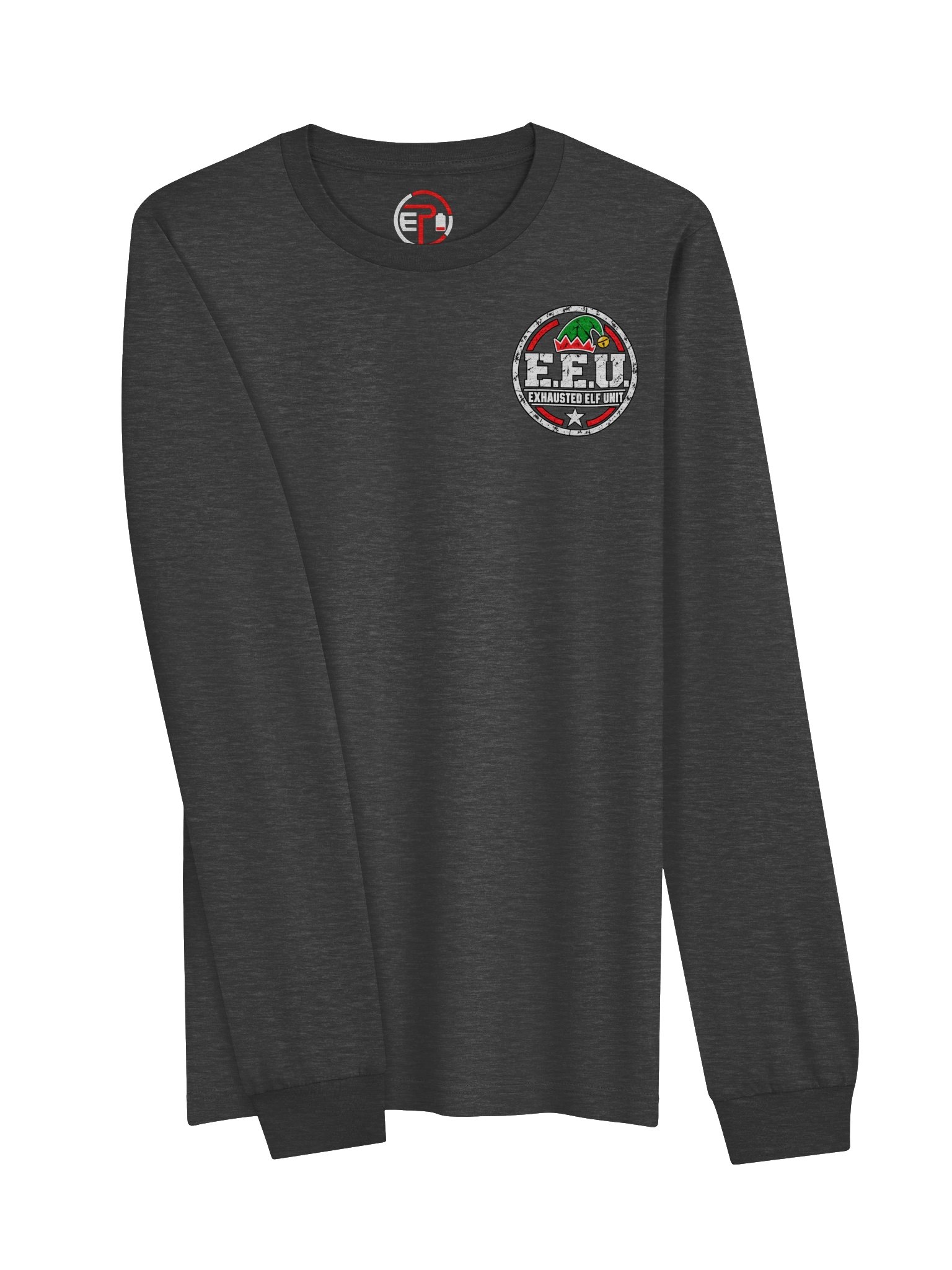 Exhausted Elf Unit Crew | Women's Long Sleeve Tee product image (3)