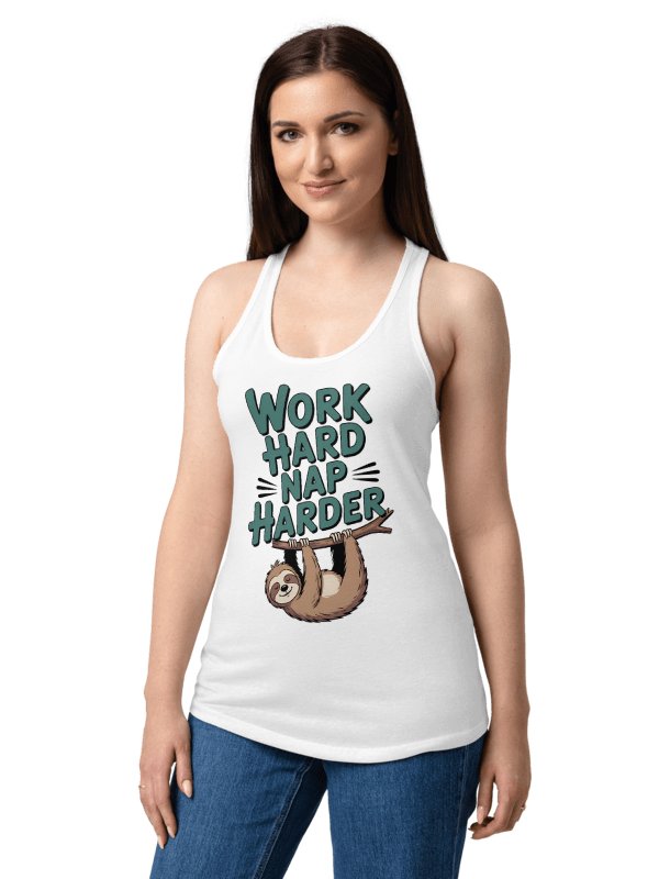 Work Hard Nap Harder Non-Sacral Tank Top product image (19)