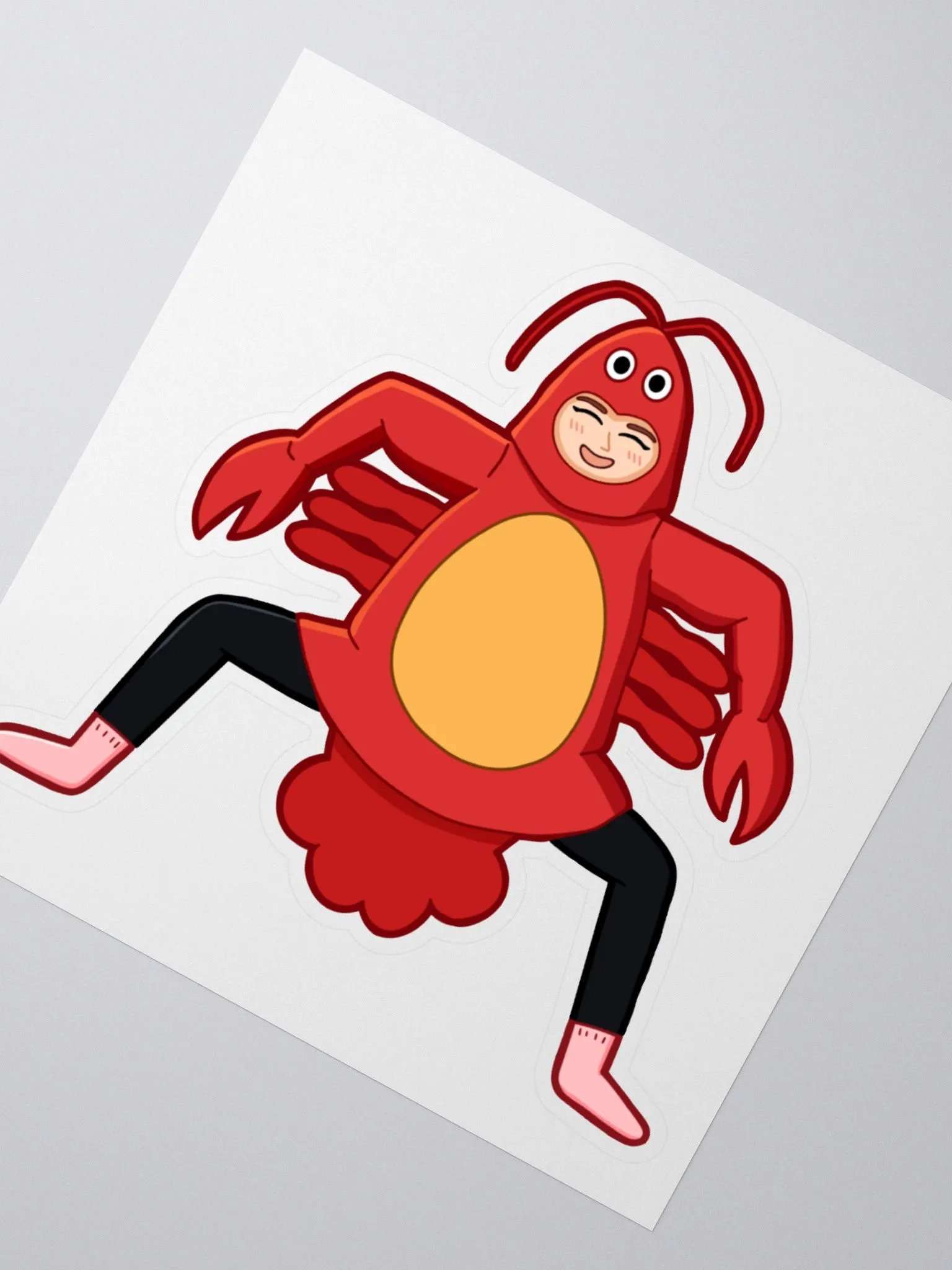 lobster leek sticker product image (3)