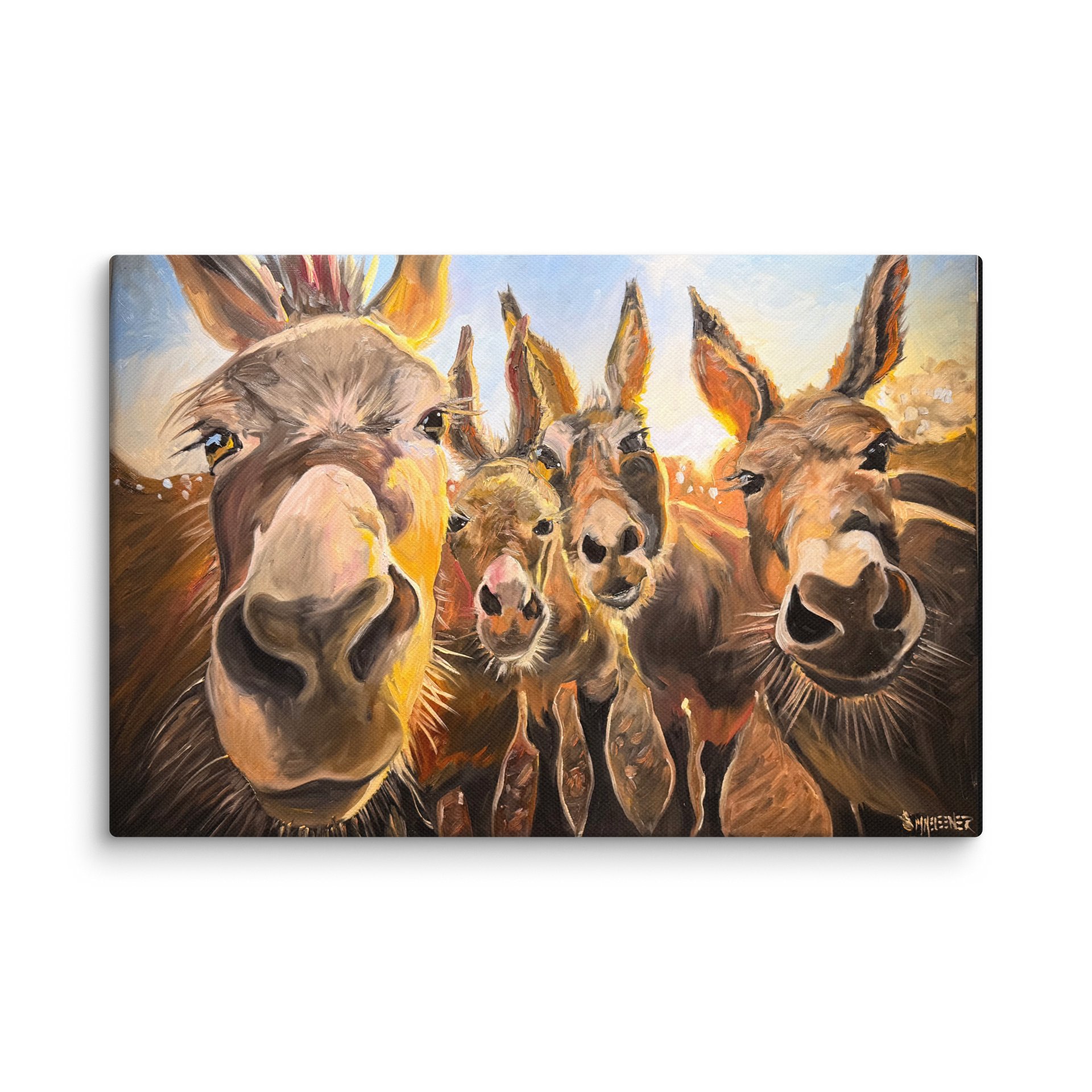 Four Mules - Giclee Canvas product image (7)