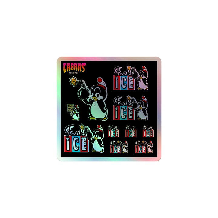 FICE HOLO STICKER SHEET product image (1)