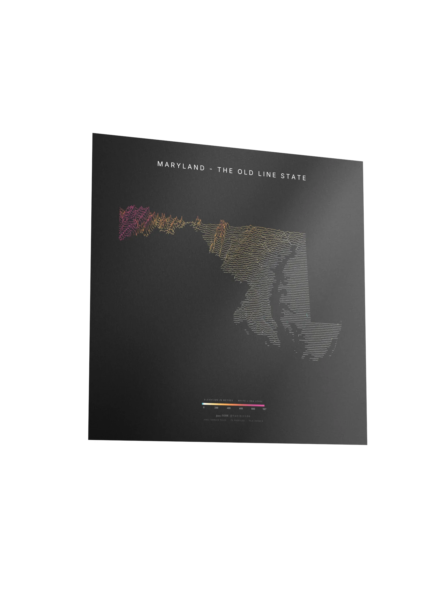 Ridgeline Poster - Maryland product image (3)