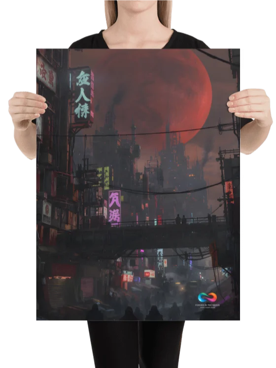 LIMITED EDITION - CINEMATIC ART POSTER – DYSTOPIAN FUTURE #012 product image (2)