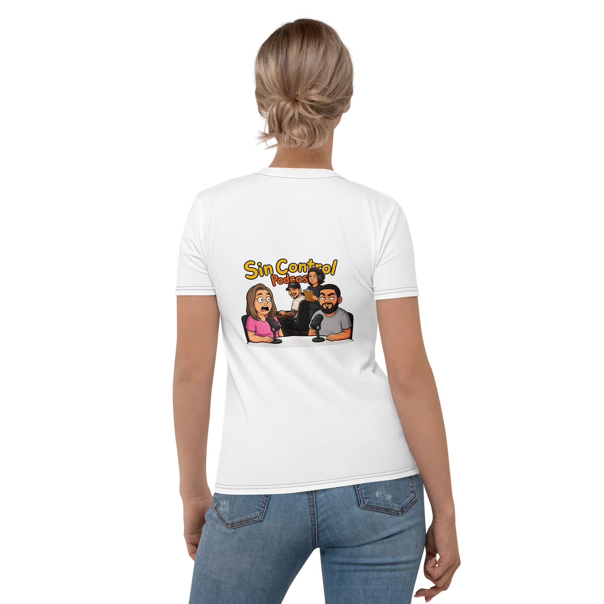 Sin Control Podcast Women’s Crew Neck Tee product image (1)