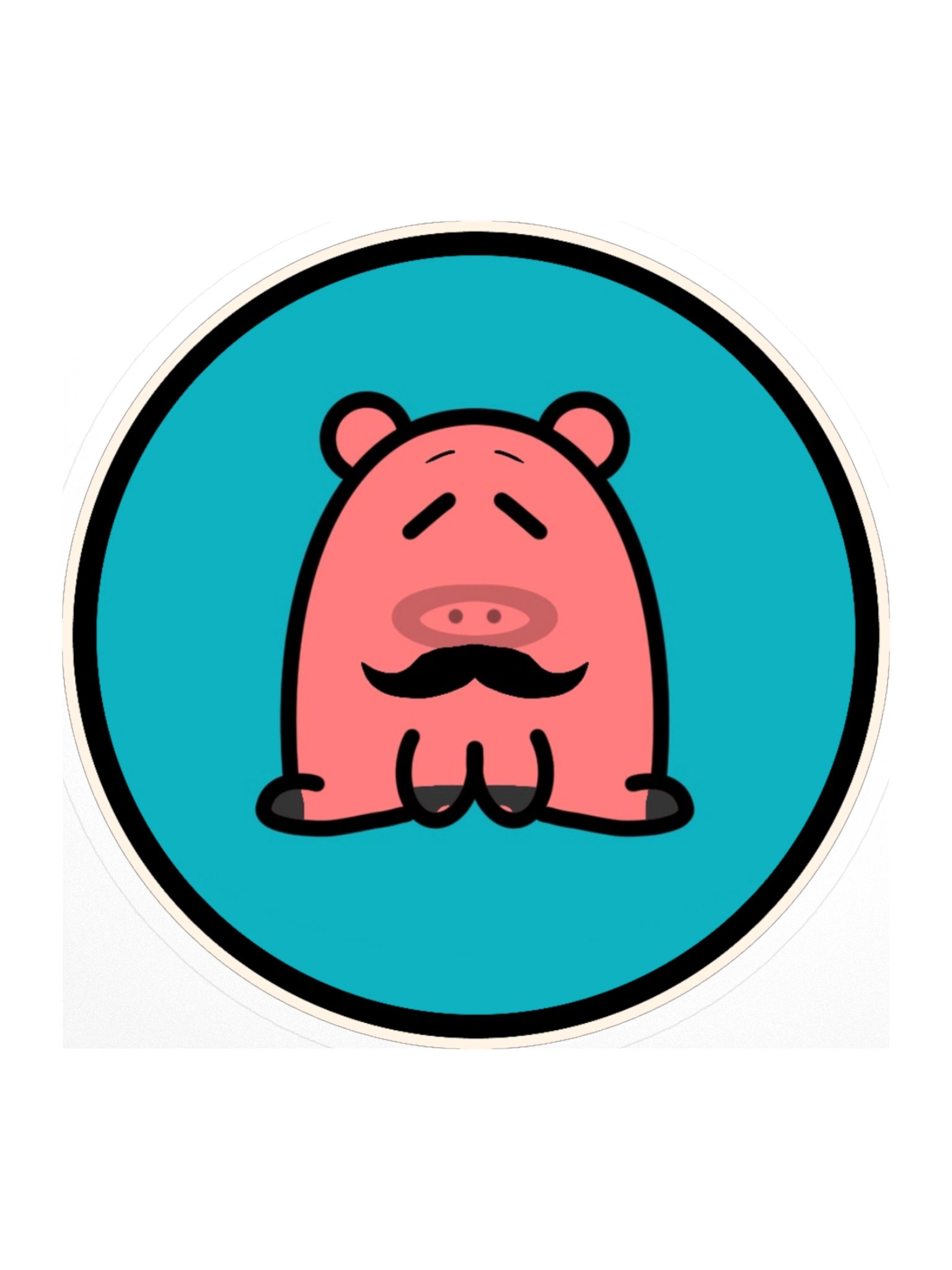 Fancy Piglet Sticker product image (2)