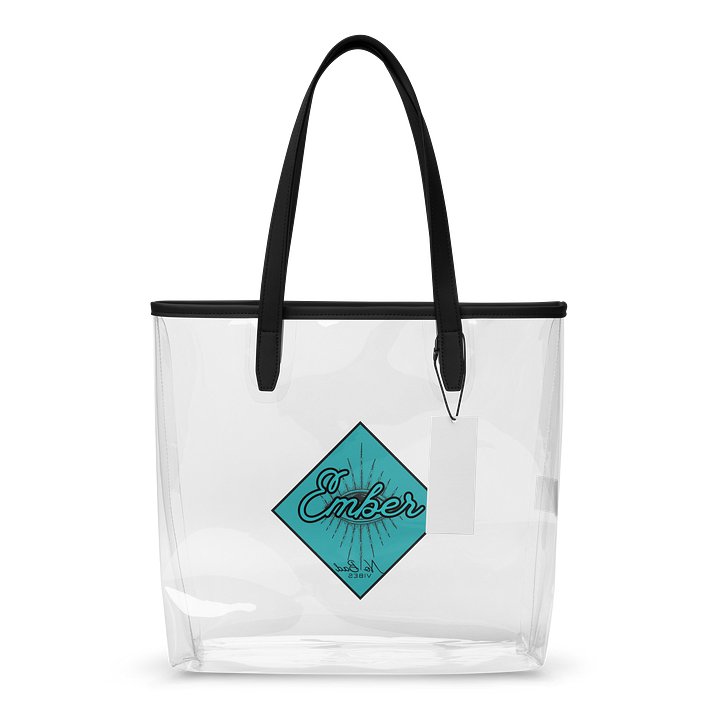 No Bad Vibes' Clear Tote Bag product image (1)