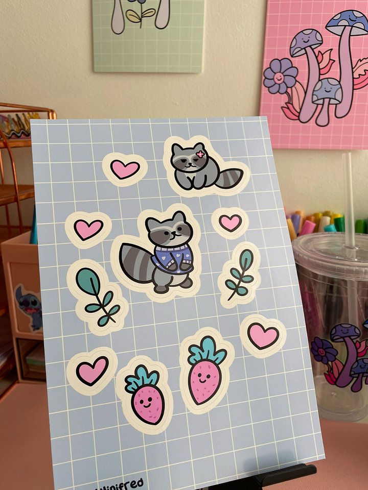 Cozy Sticker sheet product image (2)