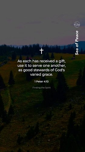 Your gift is not random. Use it well to serve others and glorify God.