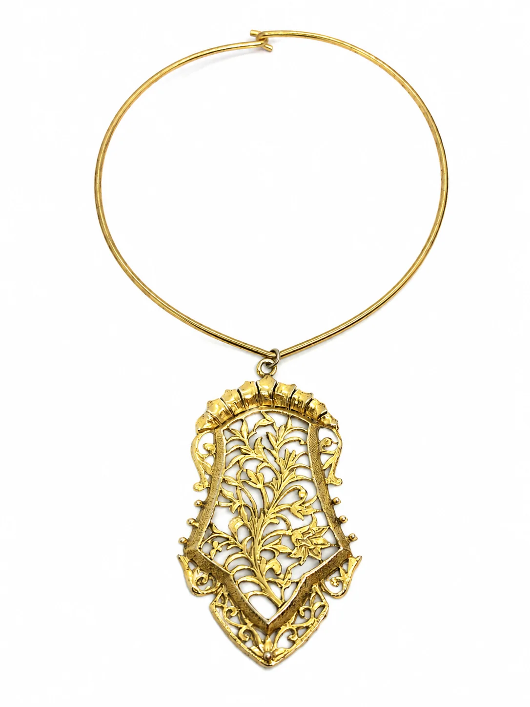 Etruscan Garden Torque Necklace product image (3)