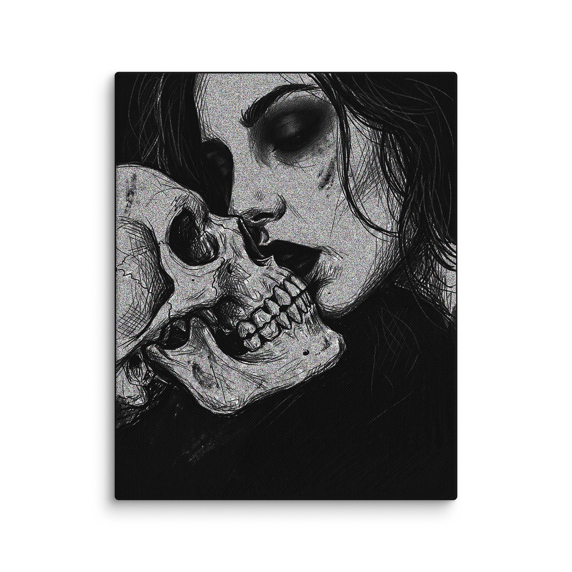 Black Lipstick Canvas Print product image (1)
