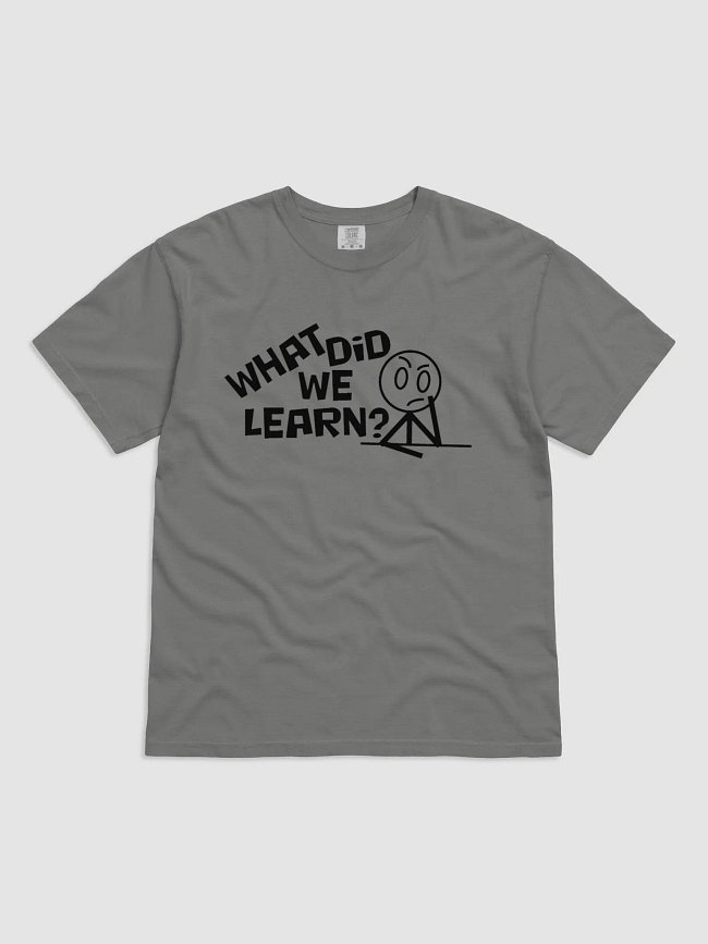 What did we learn?