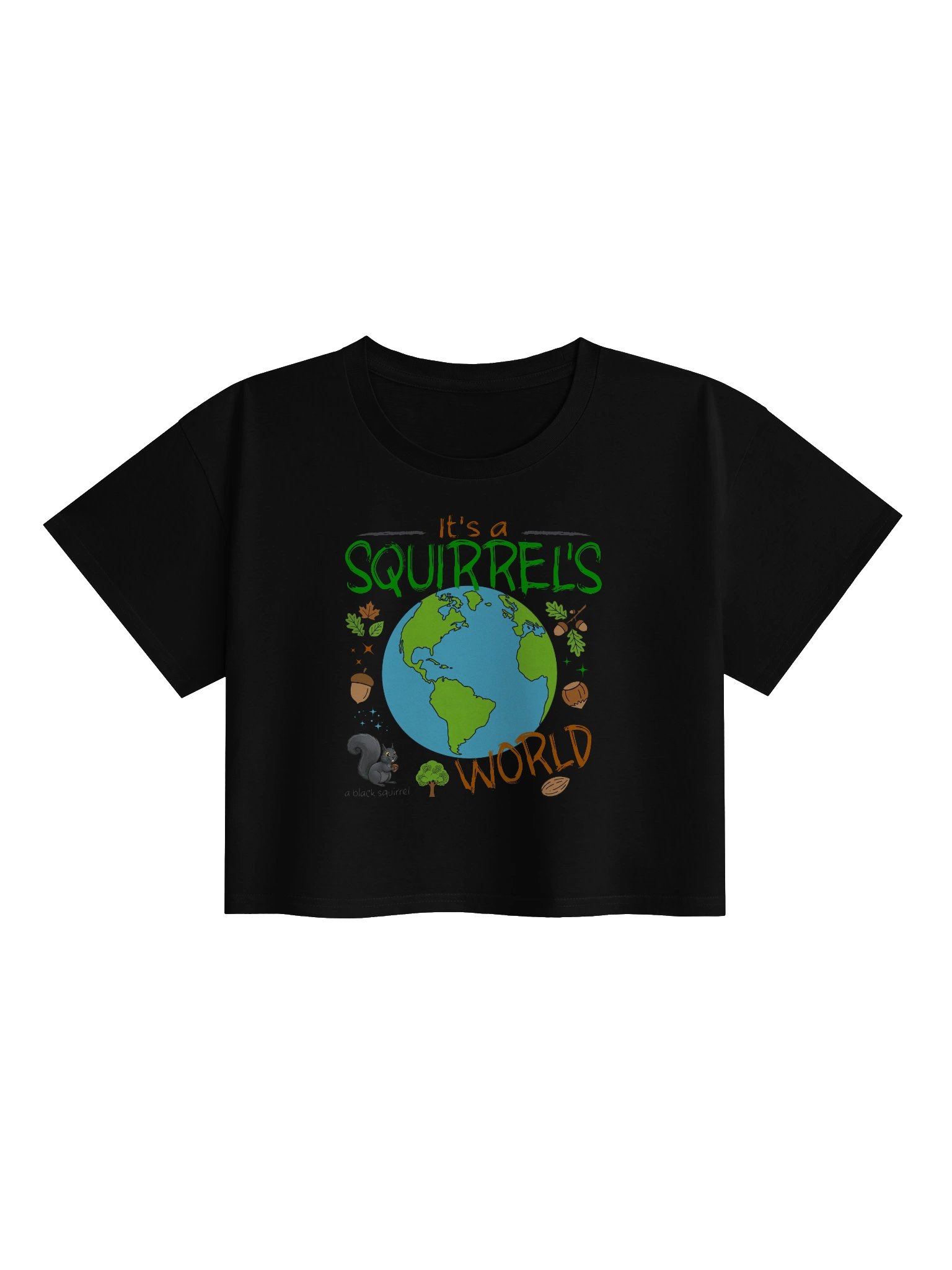 Squirrel World Cropped Tee product image (4)