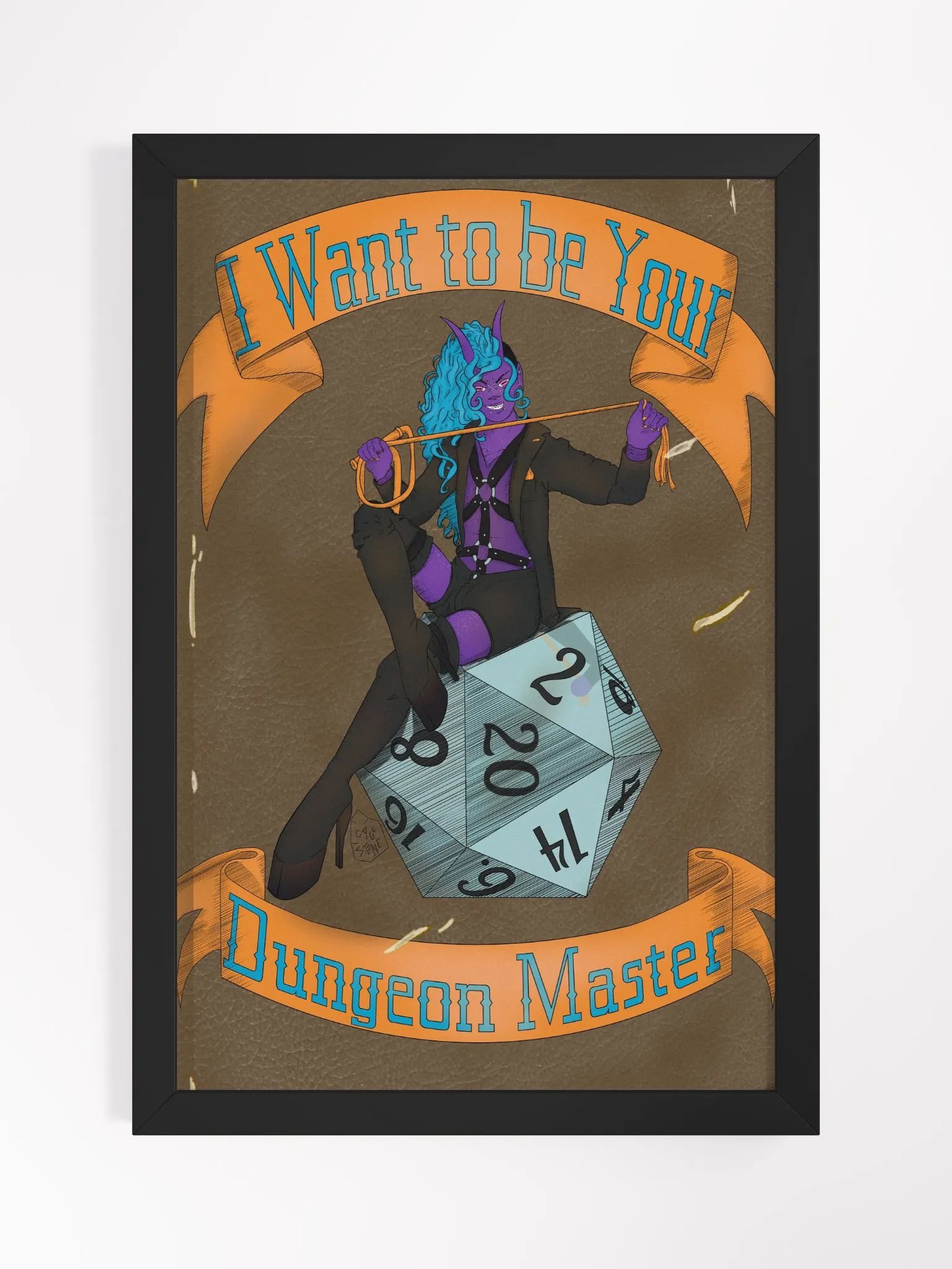 DM Pun Poster (Framed) product image (4)