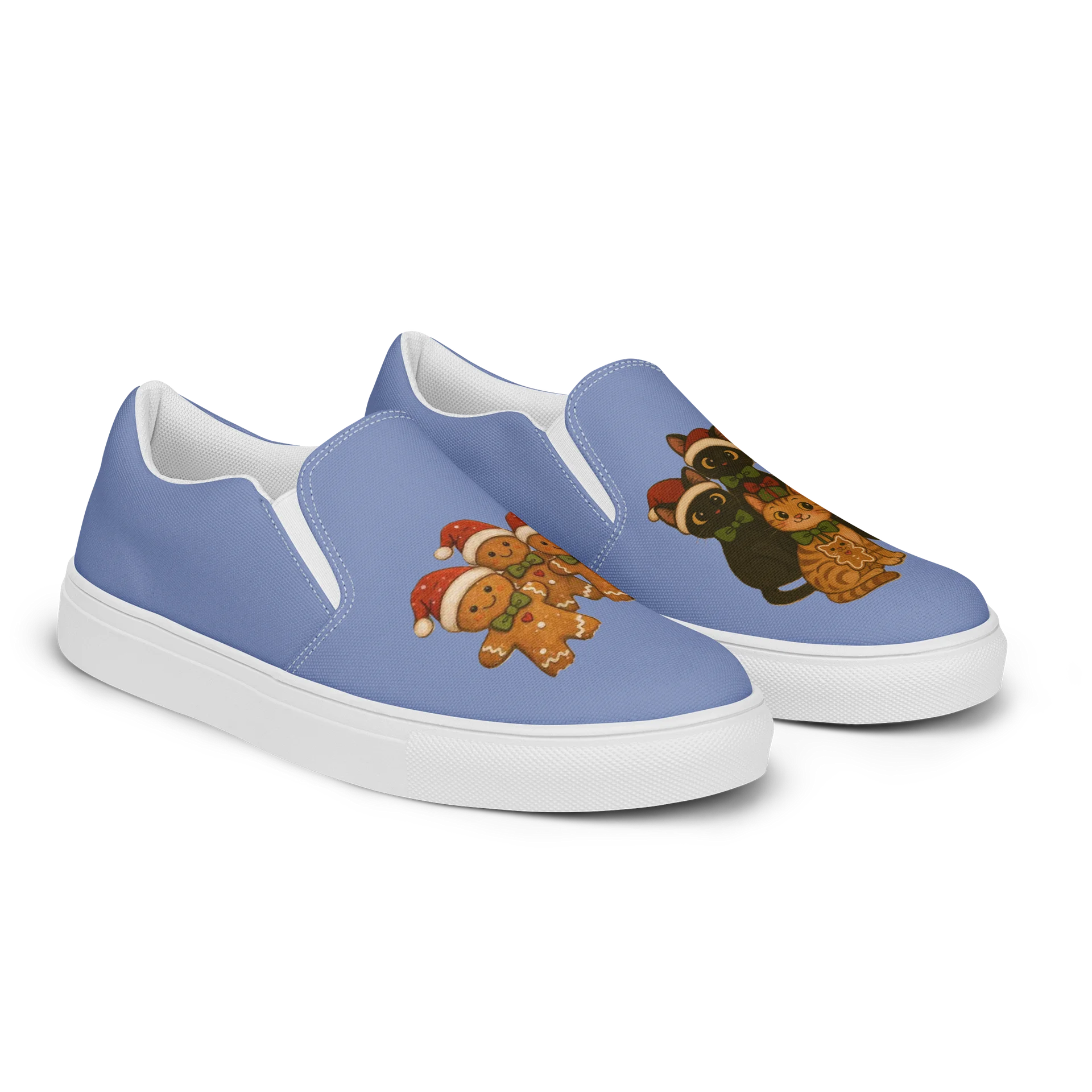 Cat brigade winter Men's Slip-Ons product image (2)