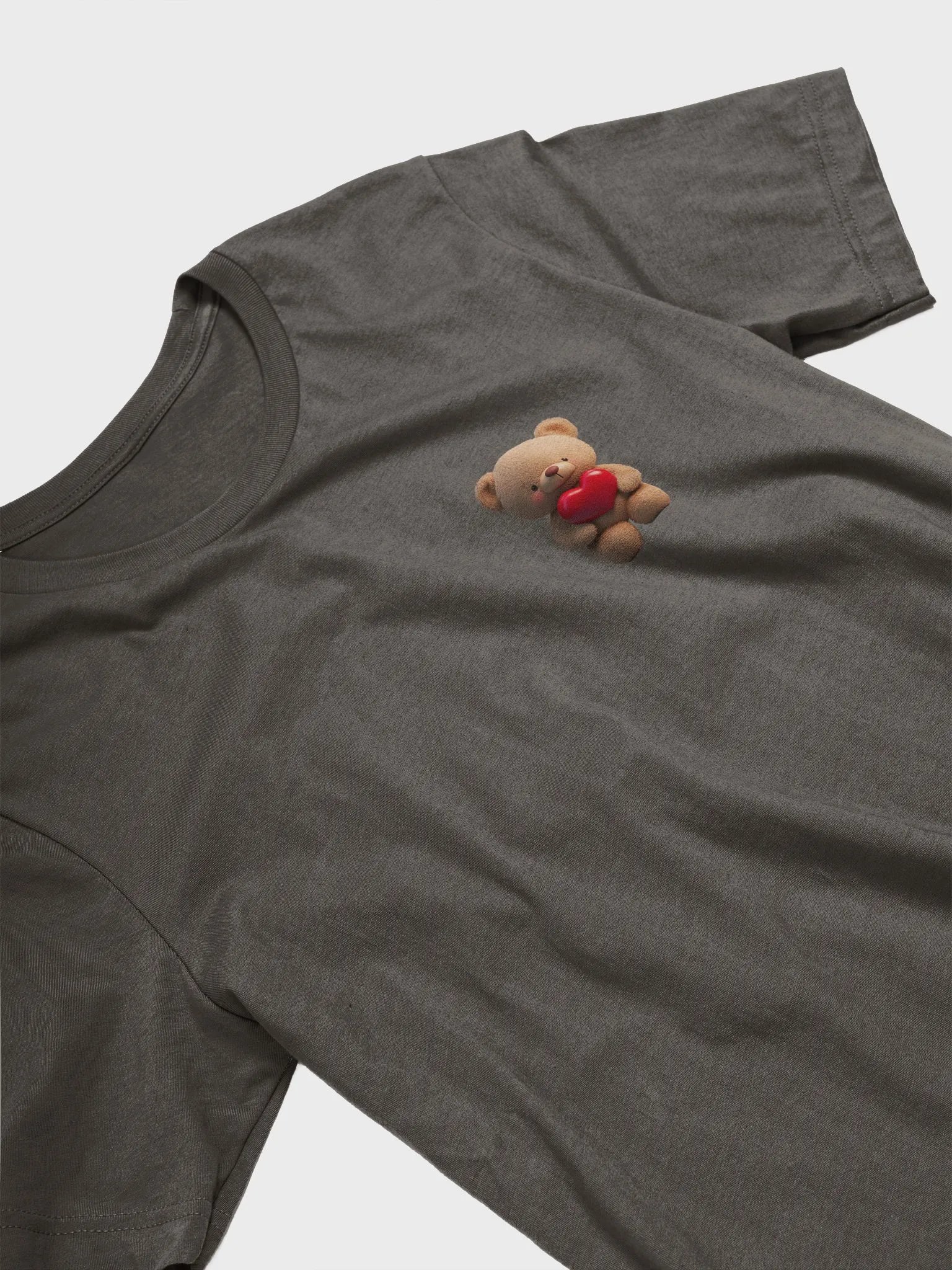 Simple Teddy Bear Pocket Design Shirt product image (30)