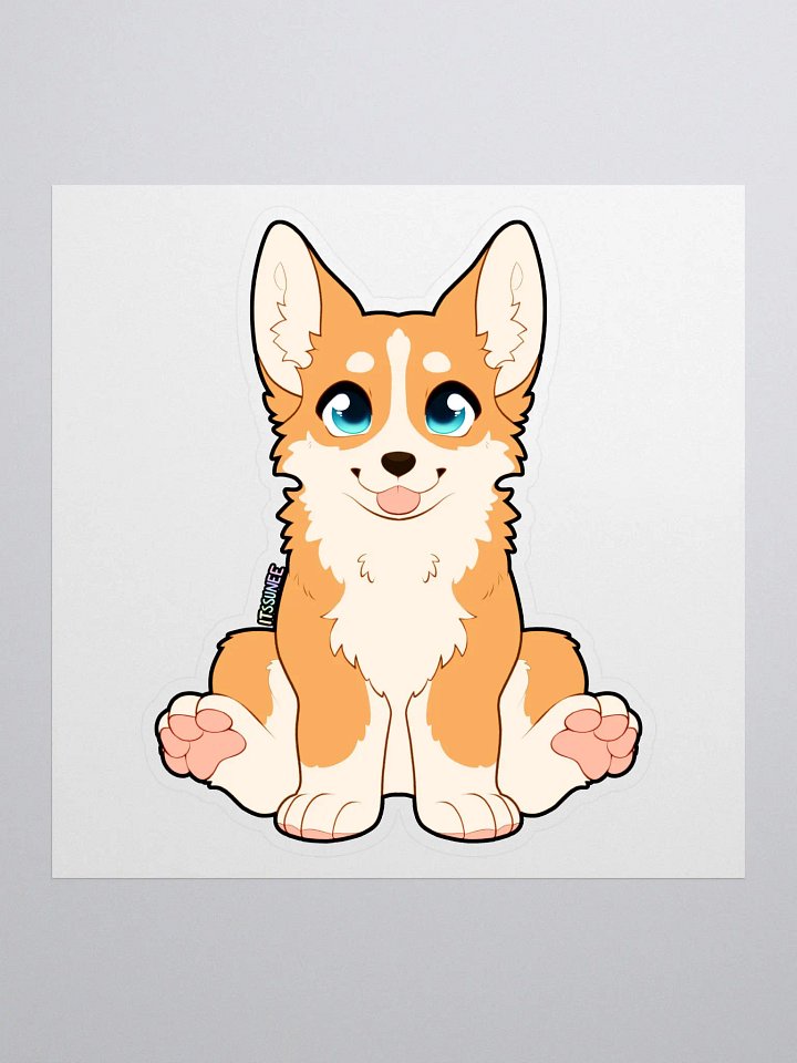 Simple Corgi Sticker product image (1)