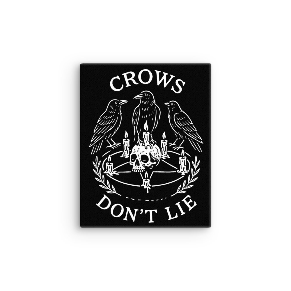 Crows Don't Lie - Thin Canvas Art product image (1)