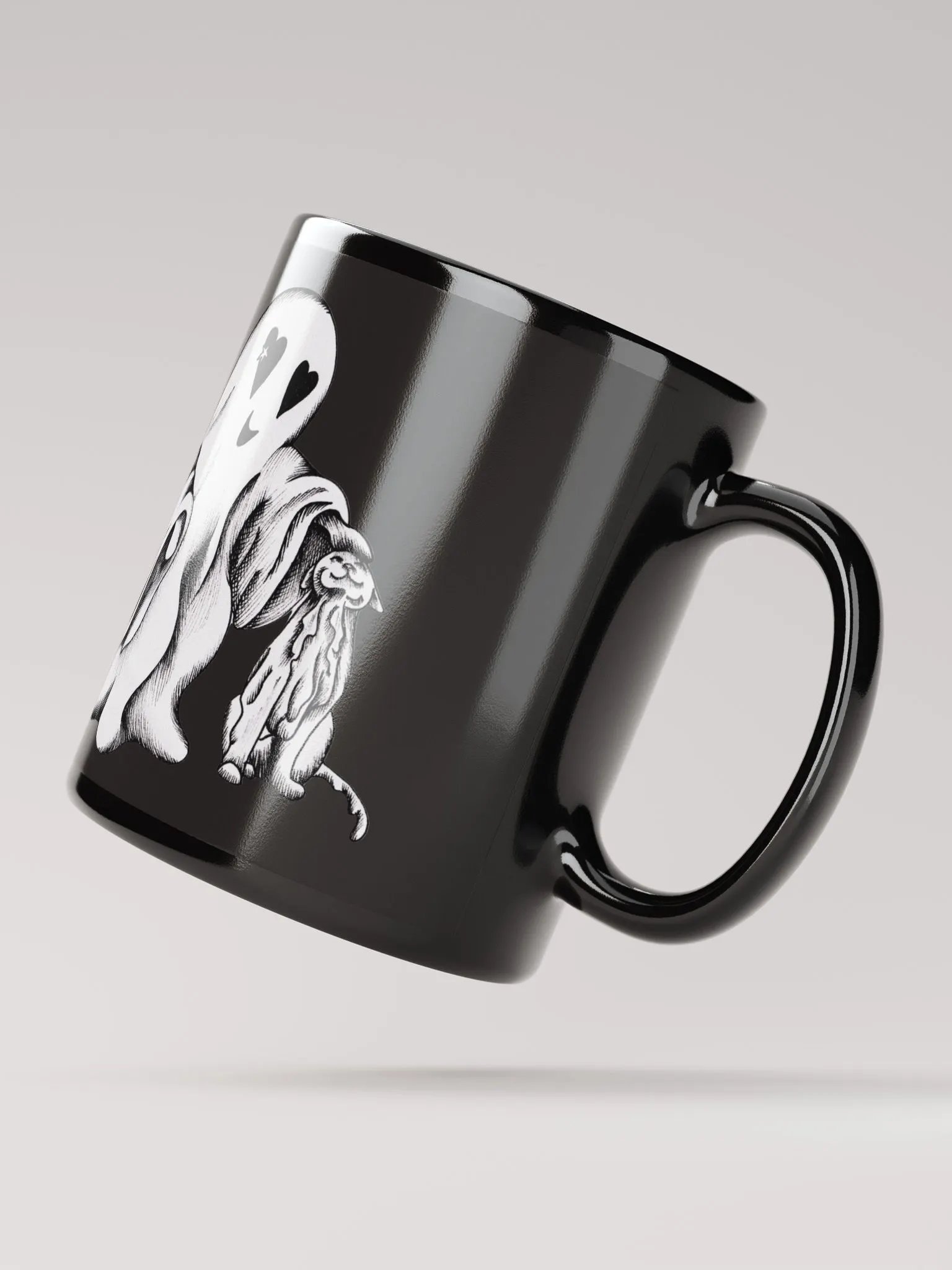 Ghost Cat and Ghost Mug product image (3)