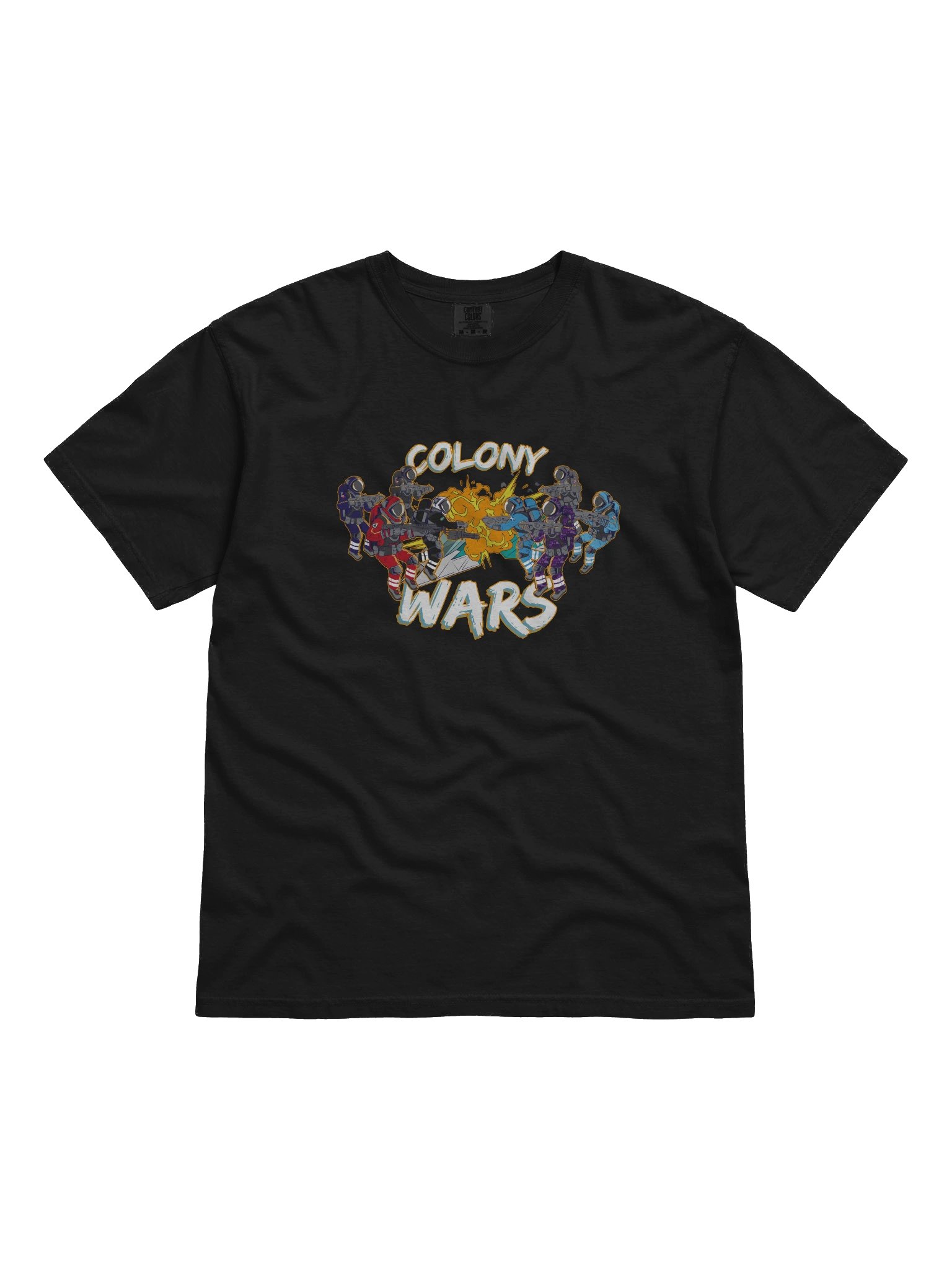 Colony Wars Astronauts Heavyweight T-Shirt product image (1)