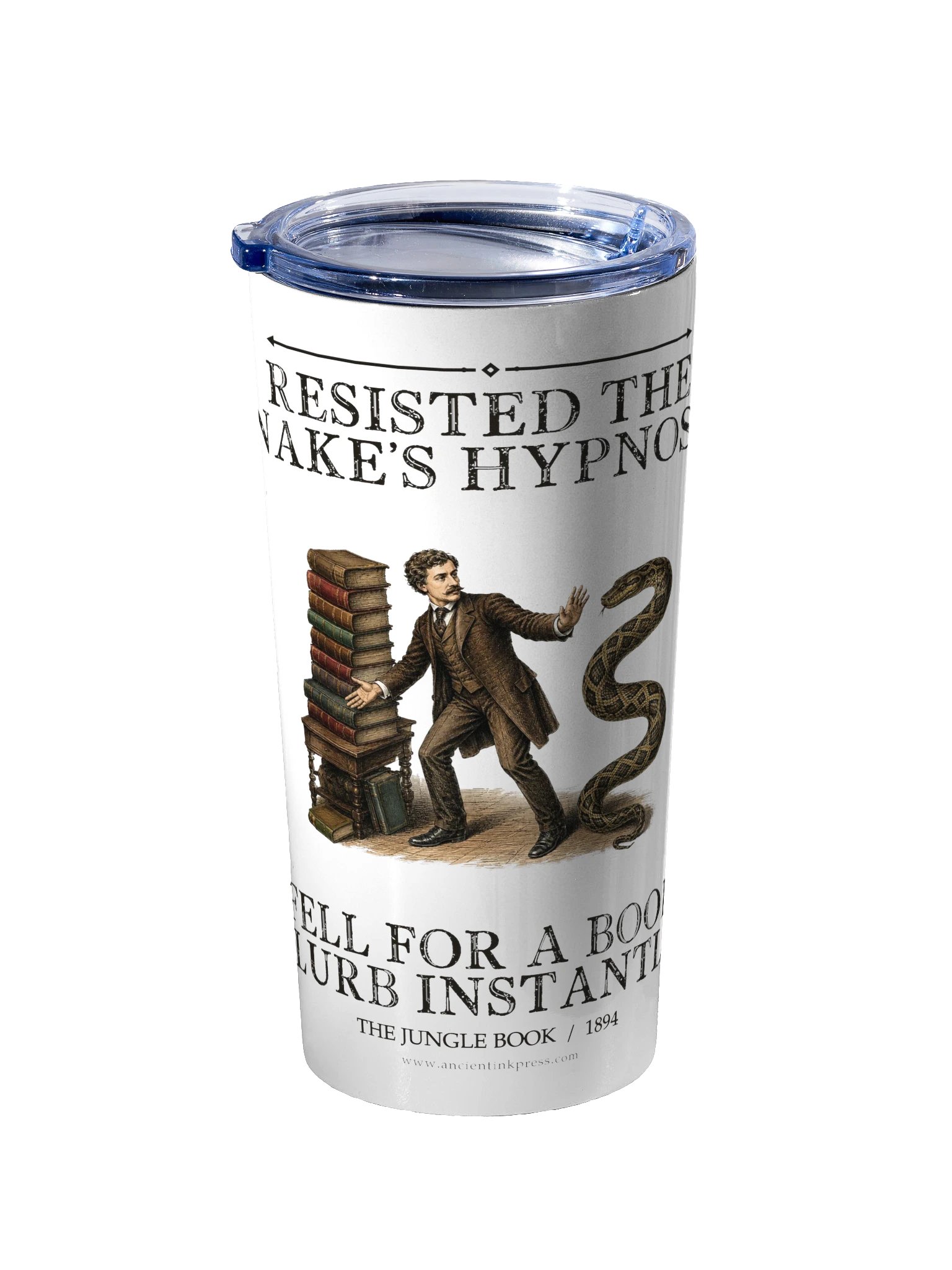 Resisted Snake S Hypnosis Fell For Book -- The Jungle Book 20oz Tumbler product image (2)