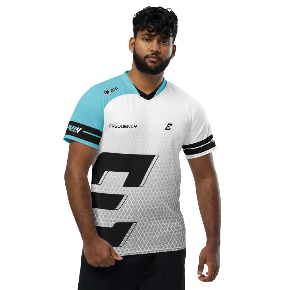 White "FrequencY" Elite Pro Jersey product image (1)