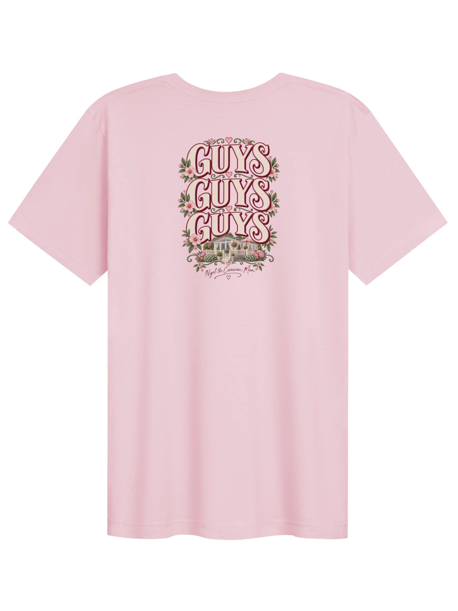 Guys Guys Guys | Pink Floral Tee product image (2)