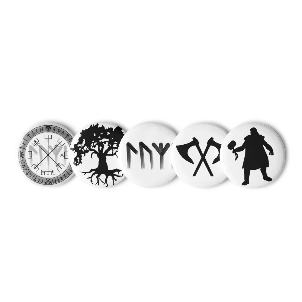 Set von Pin Buttons | Versch. Logos product image (5)